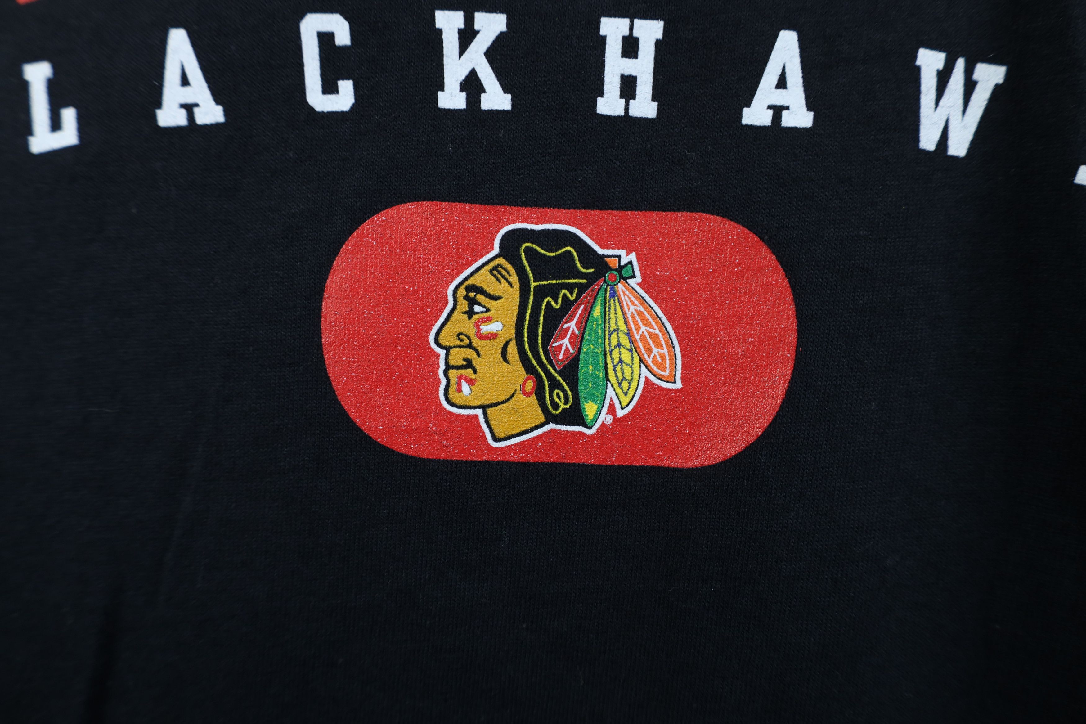 Vintage Vintage 90s Chicago Blackhawks Hockey Long Sleeve T-Shirt Size US M / EU 48-50 / 2 - 5 Thumbnail