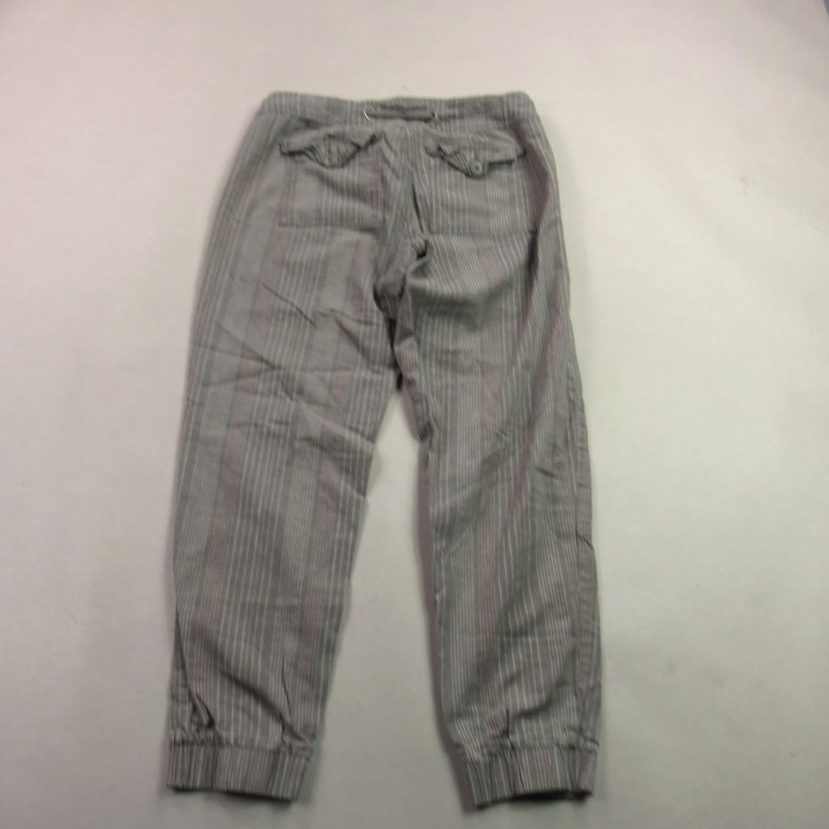 Prana prAna Pants Womens 4 Straight Leg Casual Hiking Chino Gray Stripes Lightweight Size 27" / US 4 / IT 40 - 4 Thumbnail