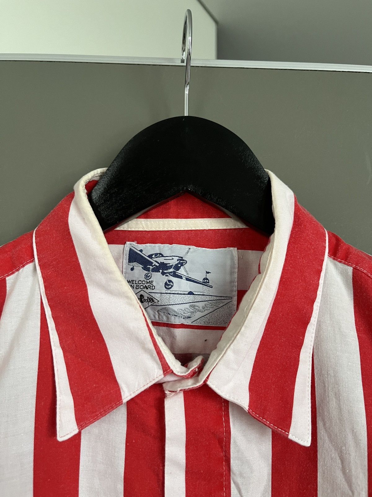 Other 1938 Vintage Red White Striped Lee Cooper Coach Staff Shirt Size US M / EU 48-50 / 2 - 6 Thumbnail