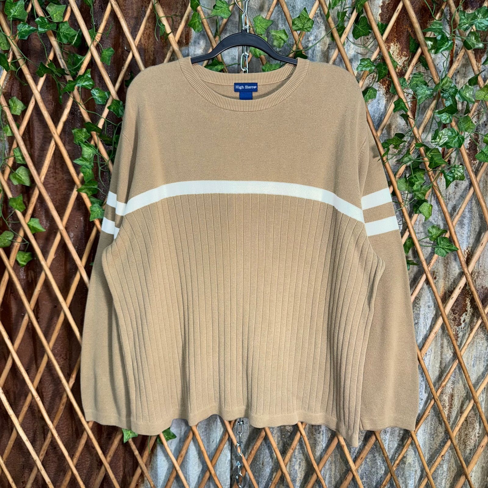 High Sierra Vintage Y2K high Sierra knitted surf XG 2000s stripe sweater Size US XL / EU 56 / 4 - 1 Thumbnail