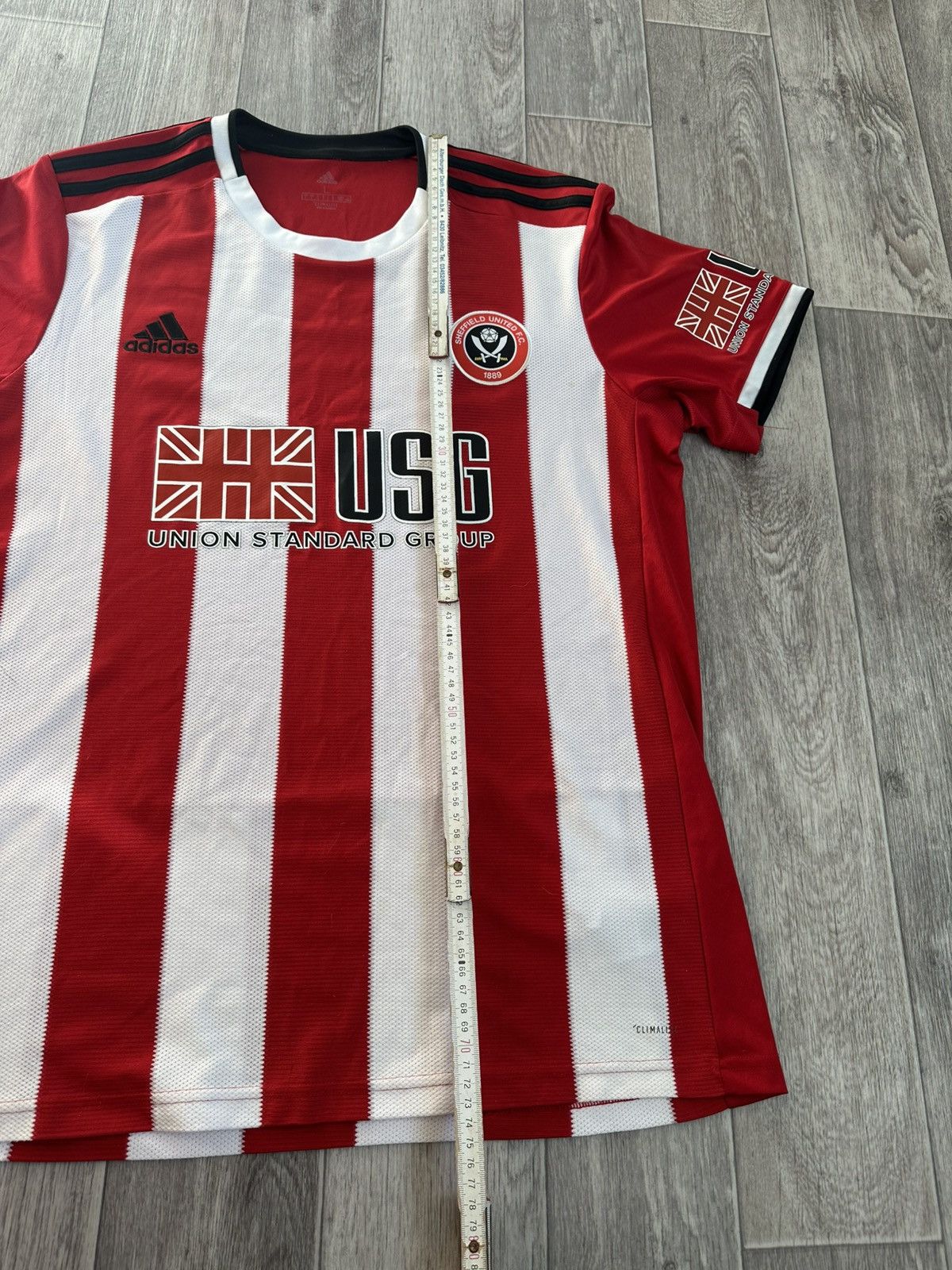 Adidas Vintage Adidas Sheffield United Home Tee T-Shirt white red Size US L / EU 52-54 / 3 - 15 Thumbnail