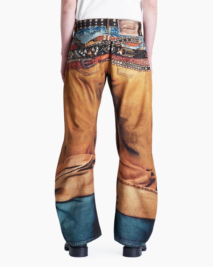 Acne Studios o1s1v1r1oon0825 Multi Belt Trousers in Rust Orange Size US 32 / EU 48 - 3 Thumbnail