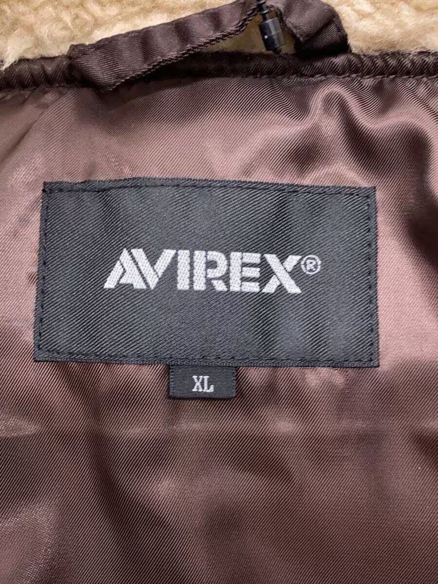 Avirex Avirex Plain Polyester Boa Jacket Beige Size US XL / EU 56 / 4 - 3 Thumbnail