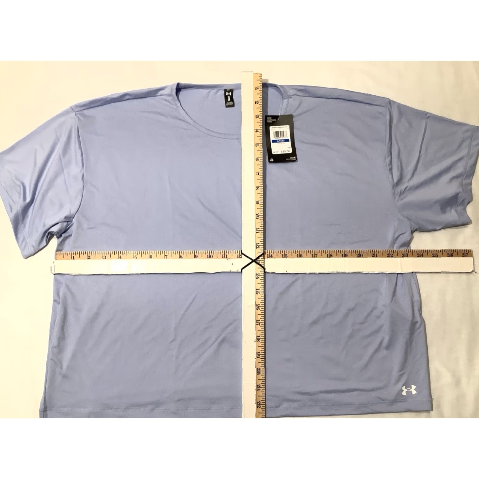 Under Armour Under Armour Shirt Womens XL Purple Motion SS Athletic Loose Fit Performance Tee Shirt Cropped Logo Womens Adults Slim? Size XL / US 12-14 / IT 48-50 - 8 Thumbnail
