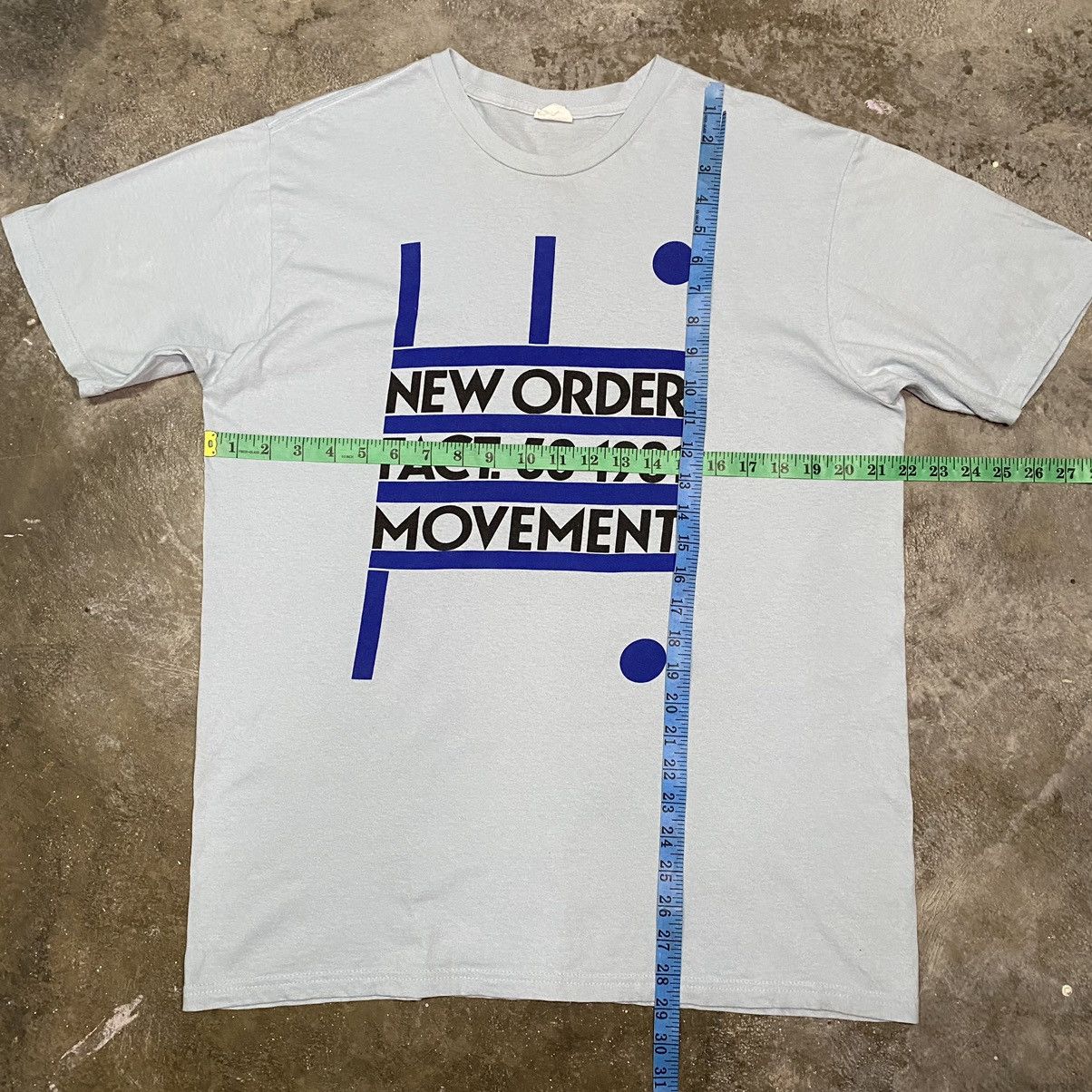 Band Tees × New Order × Vintage New Order Fact.50 1981 Movement Band T Shirt Size US XL / EU 56 / 4 - 8 Thumbnail
