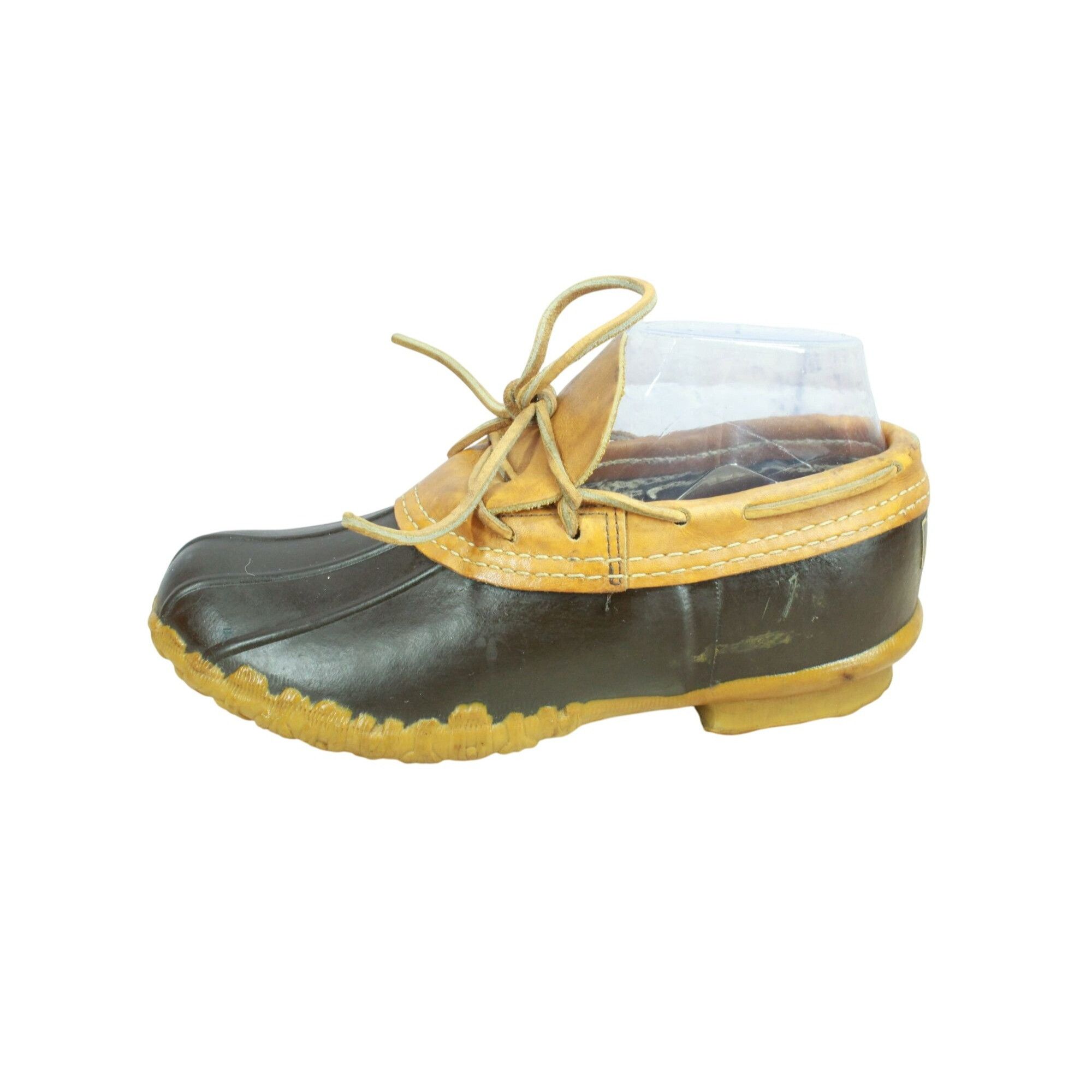 L.L. Bean Vintage LL Bean Women's Brown Leather Duck Boots Size 7 M Size US 7 / IT 37 - 1 Thumbnail