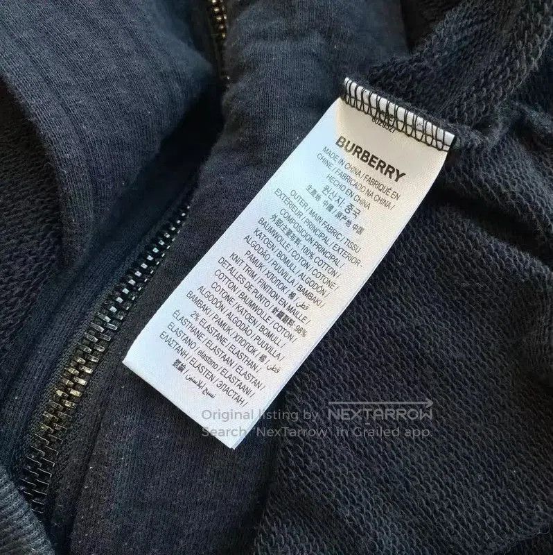Burberry Burberry Black Cotton Women's Jacket. Size S / US 4 / IT 40 - 5 Thumbnail