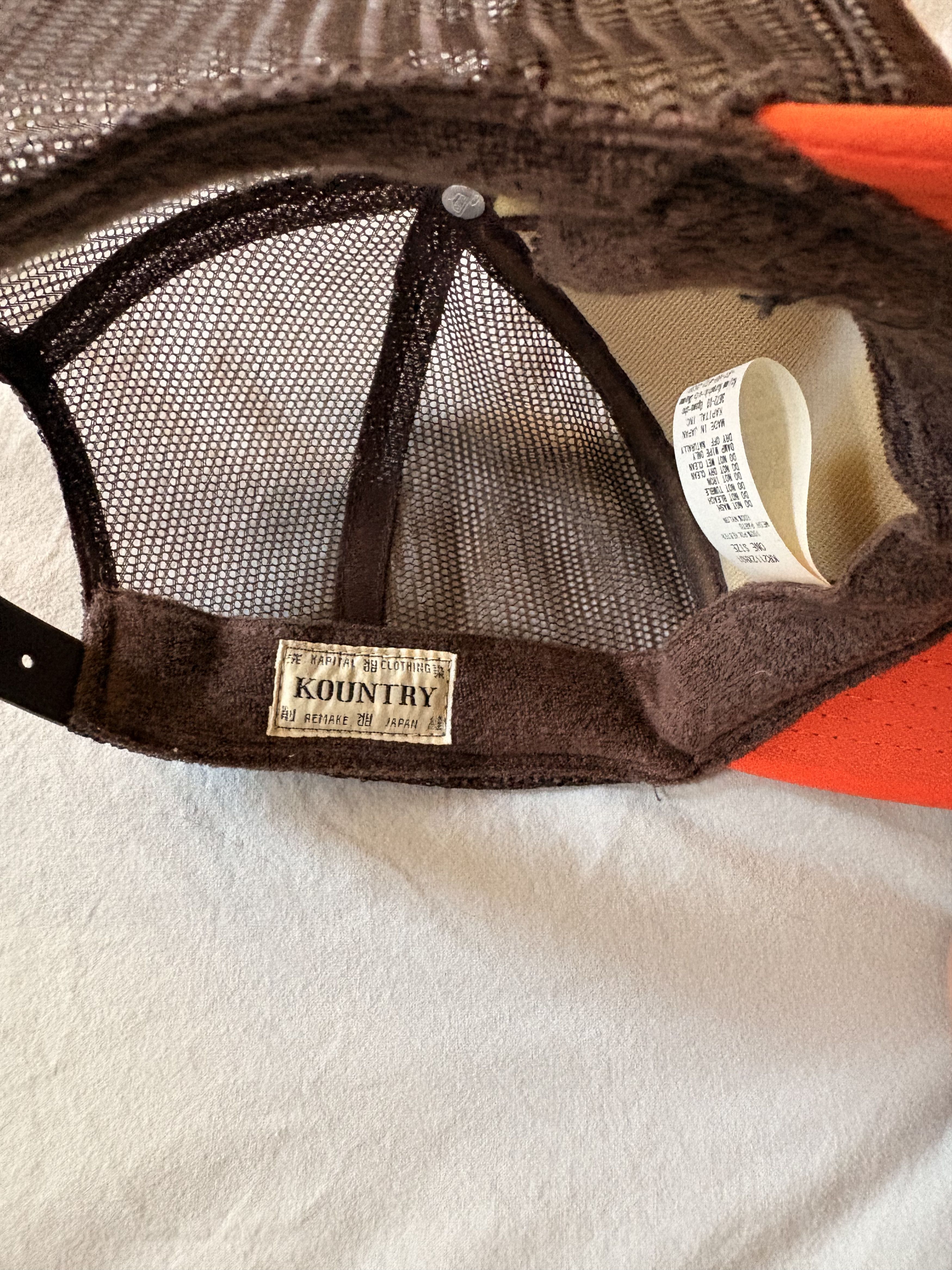 Kapital Century Denim Coating Service Truck Cap Size ONE SIZE - 4 Thumbnail