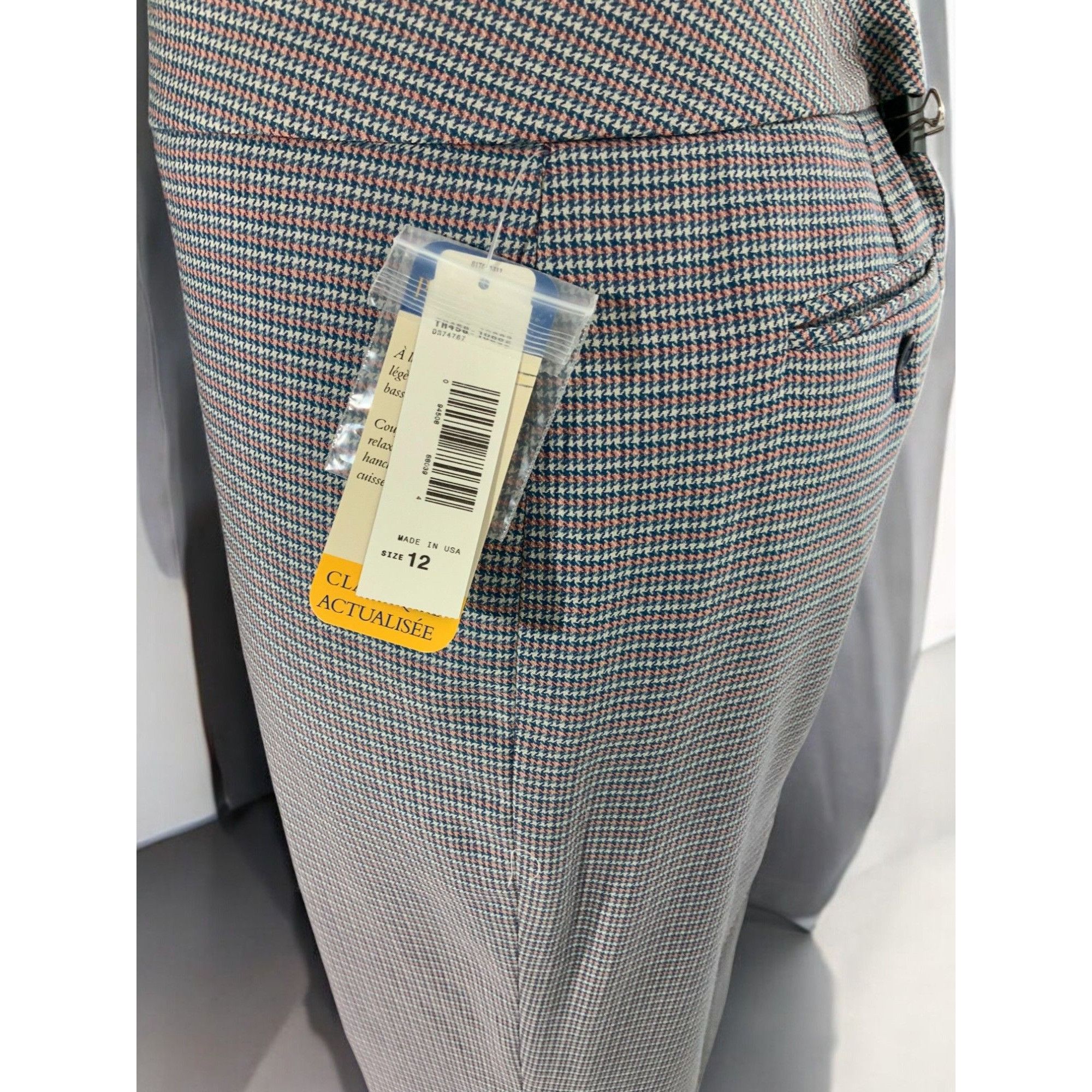 Pendleton Pendleton Houndstooth Classic Lined Dress Pants NEW 12 Size 34" / US 12 / IT 48 - 4 Thumbnail