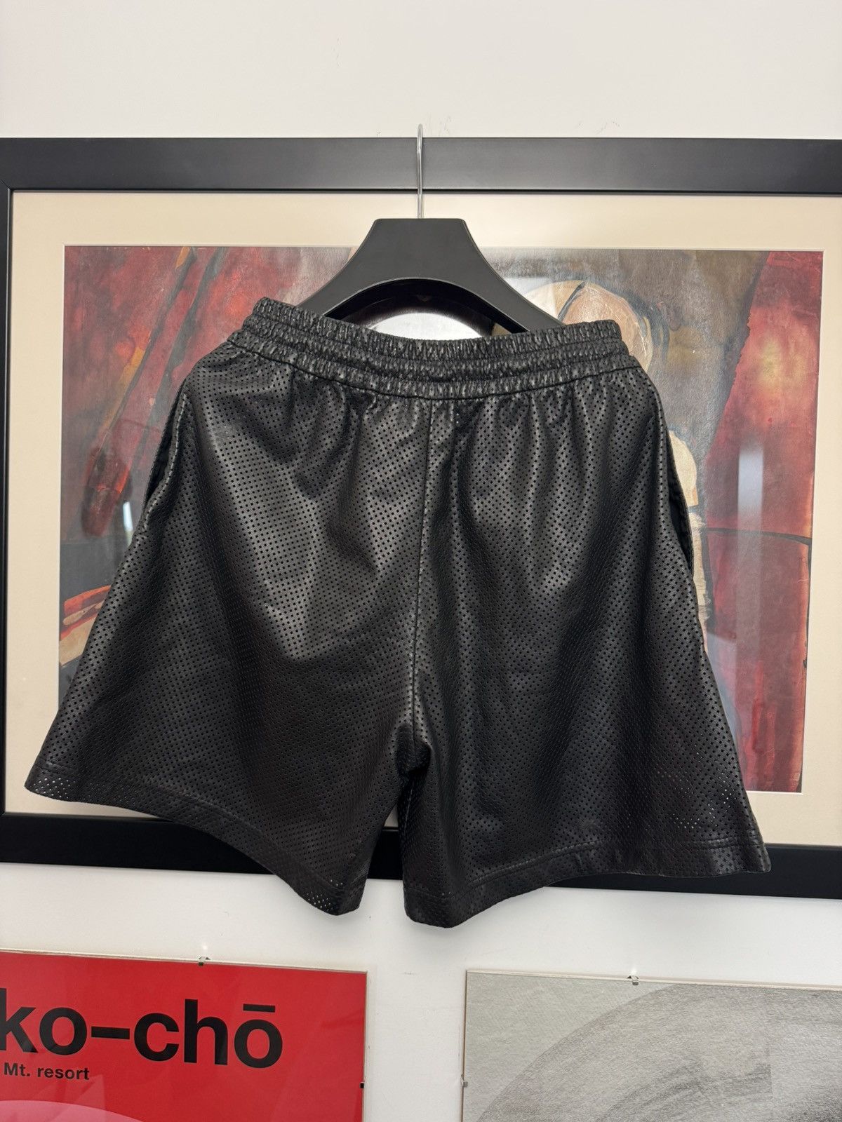 Celine Celine Paris Lambskin Leather Logo Designer Shorts Luxury Size US 30 / EU 46 - 3 Thumbnail