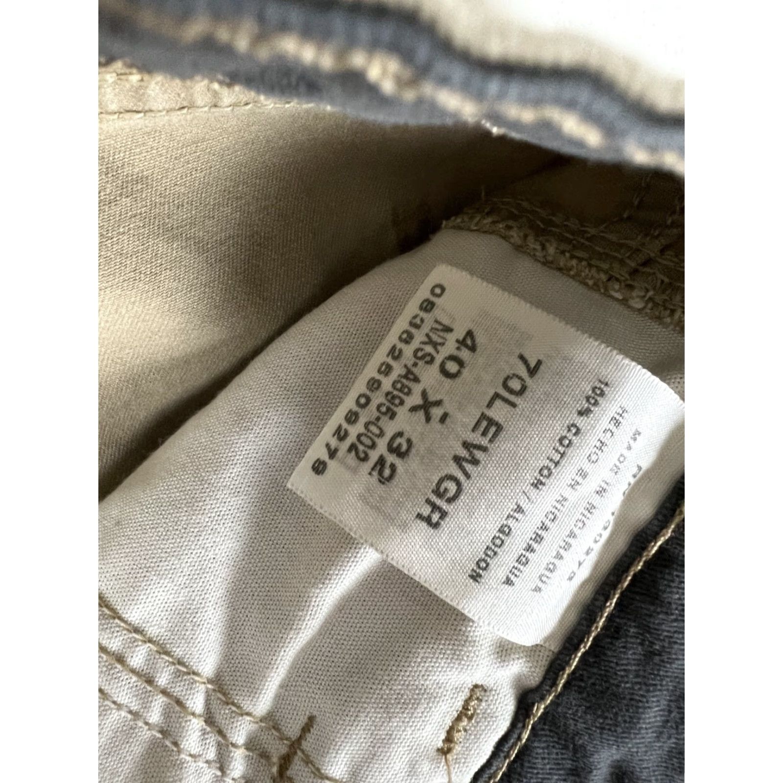Wrangler Wrangler Cargo Pants Mens 40x32 Relaxed Fit Khaki Tan Utility Casual Size US 40 / EU 56 - 5 Thumbnail