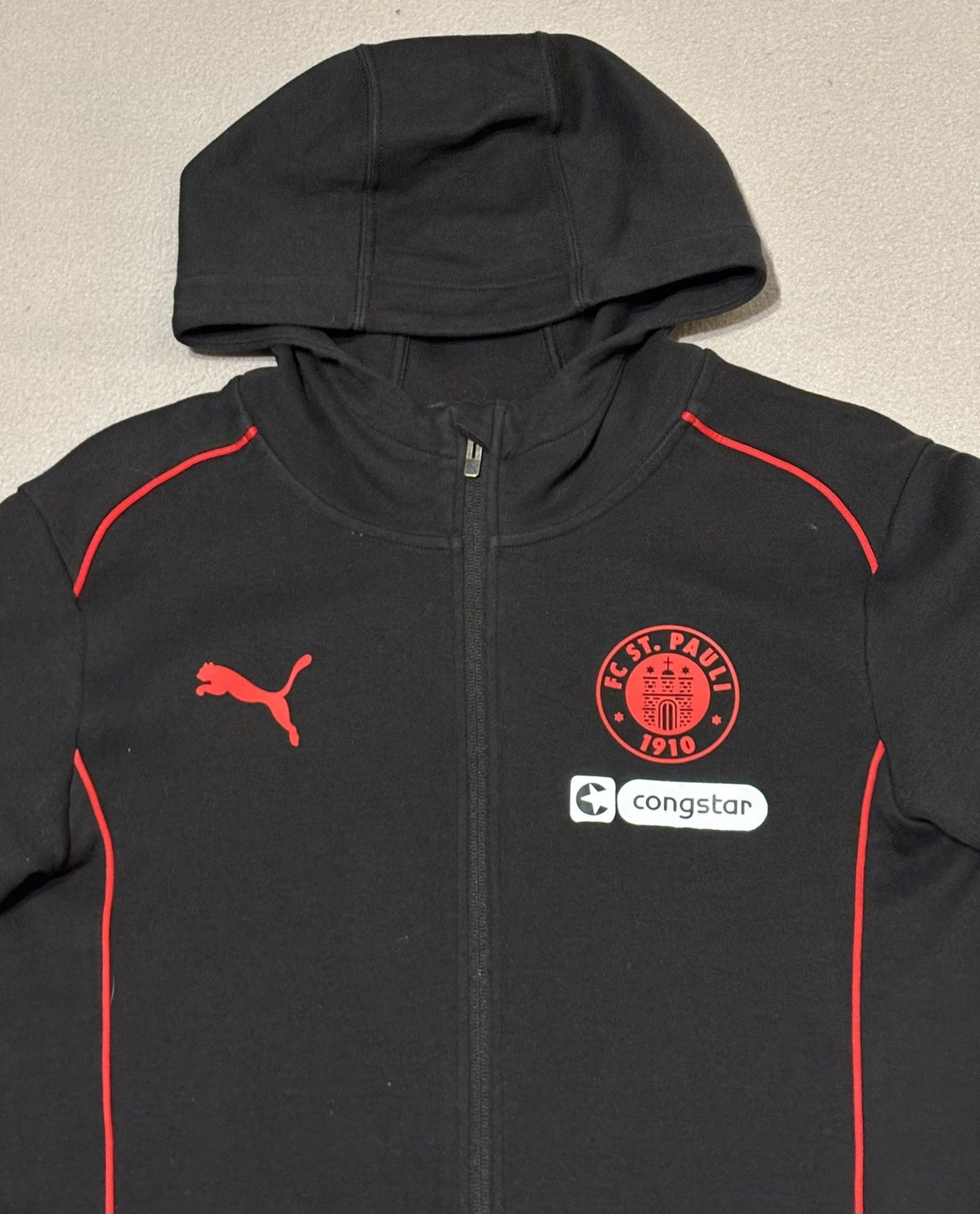 Puma FC St. Pauli 2024/2025 Puma Zip Hoodie Size S Size US S / EU 44-46 / 1 - 6 Thumbnail