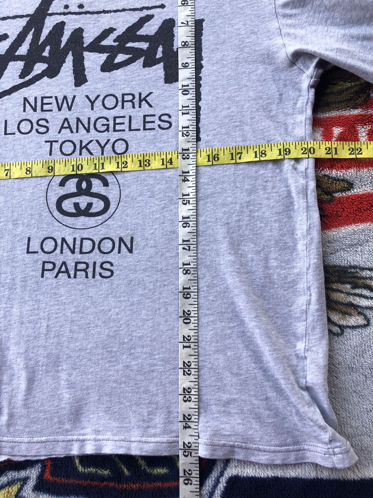 Stussy Vintage Thrashed Stussy Tour Long Sleeve Tee Size US M / EU 48-50 / 2 - 11 Thumbnail