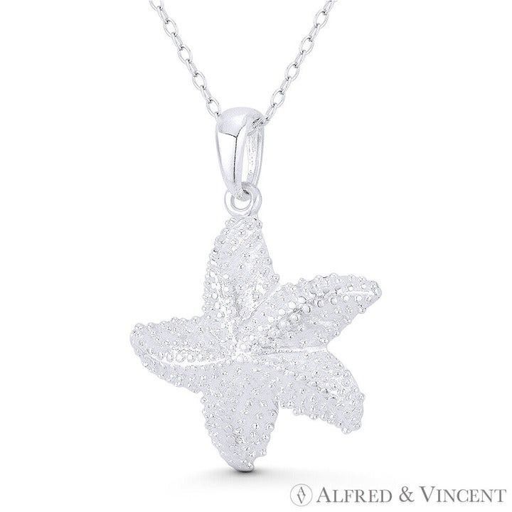 Other Starfish Ocean Sealife Charm Pendant in .925 Sterling Silver Size ONE SIZE - 1 Preview