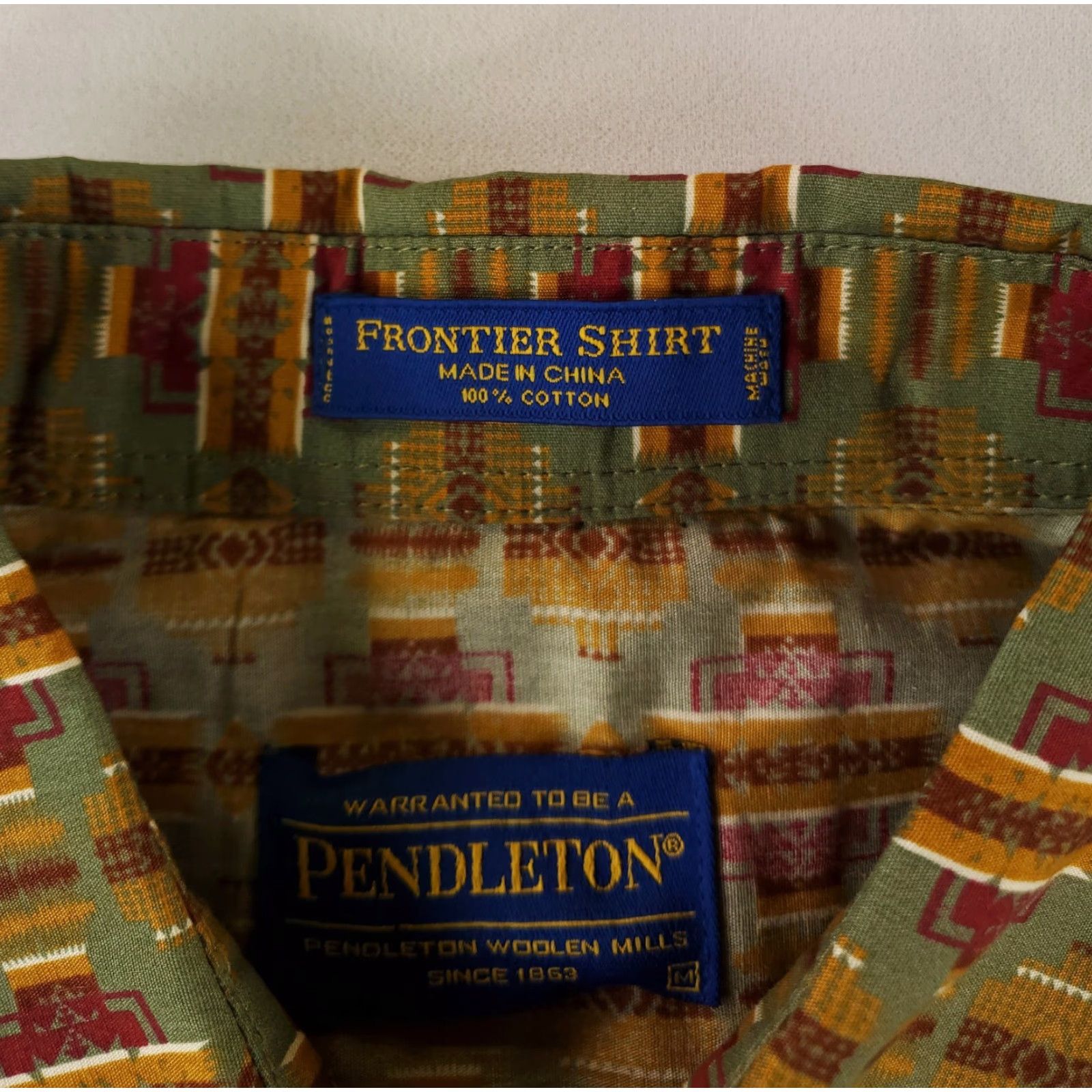 Pendleton Pendleton Shirt Frontier Snap Western Patterned Long Sleeve Men M NWT Size US M / EU 48-50 / 2 - 5 Thumbnail
