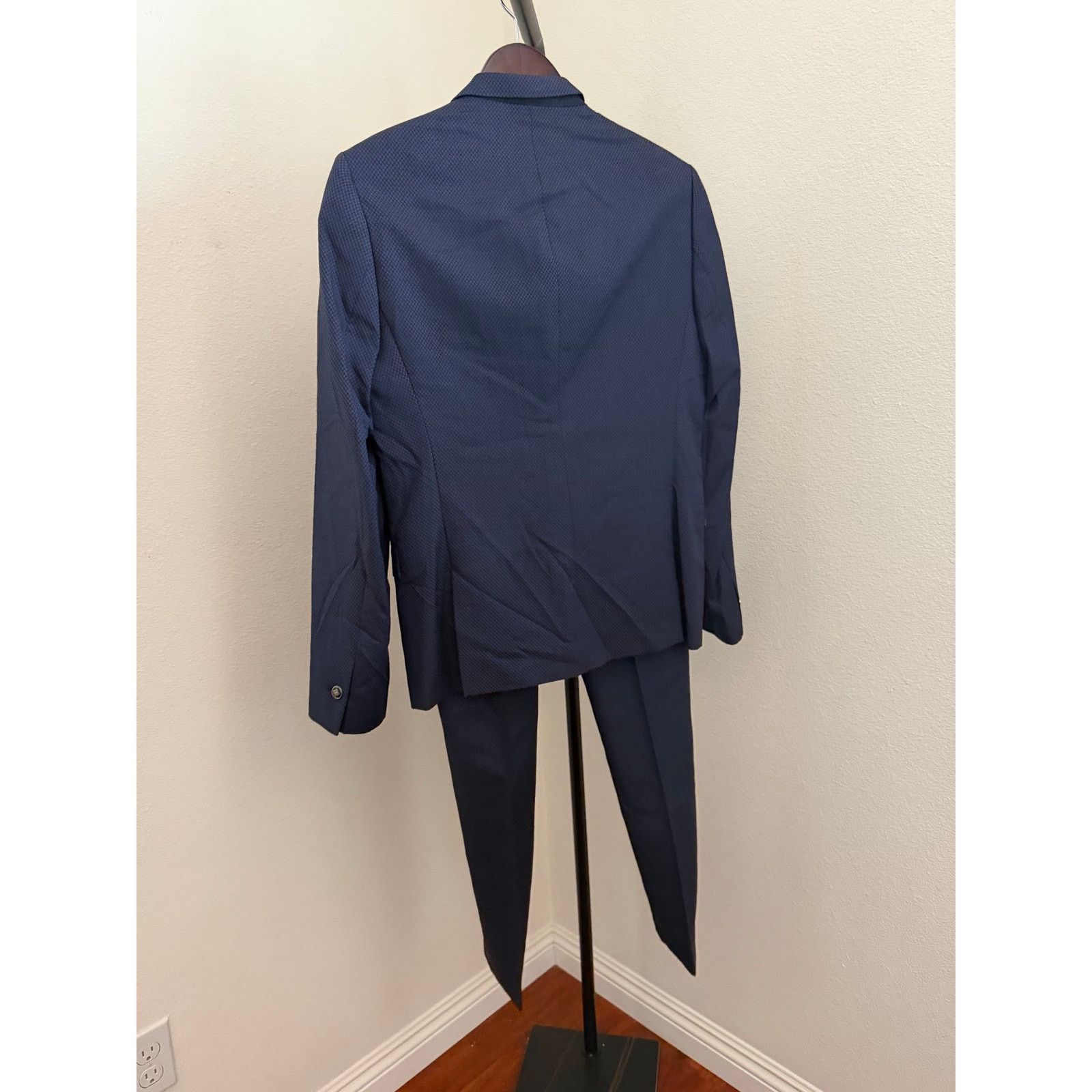 The Kooples The Kooples blue psychedelic diamond suit wool slacks Size 36R - 3 Thumbnail