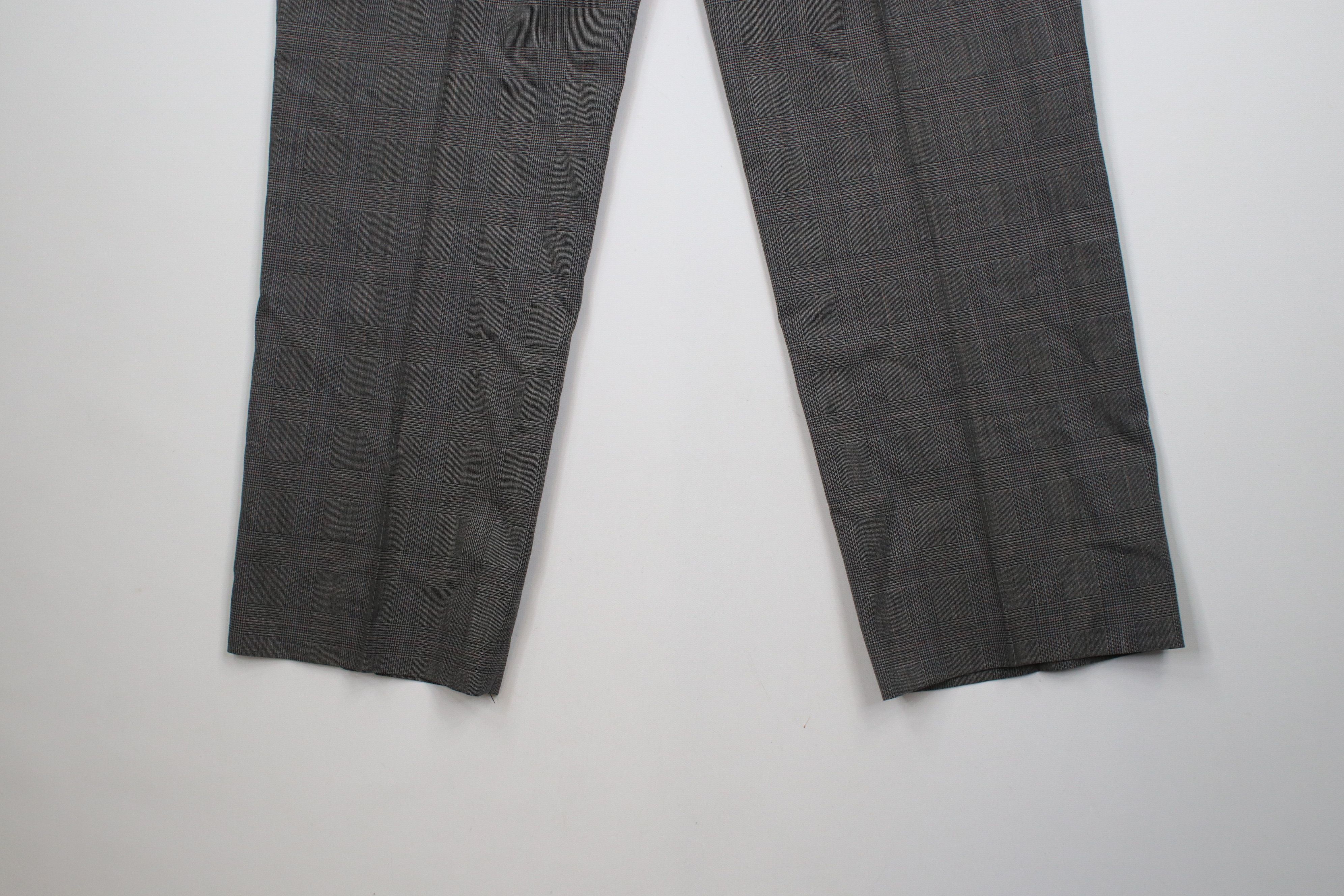 Vintage Vintage 70s Streetwear Wide Leg Chino Pants Houndstooth Size US 34 / EU 50 - 11 Thumbnail