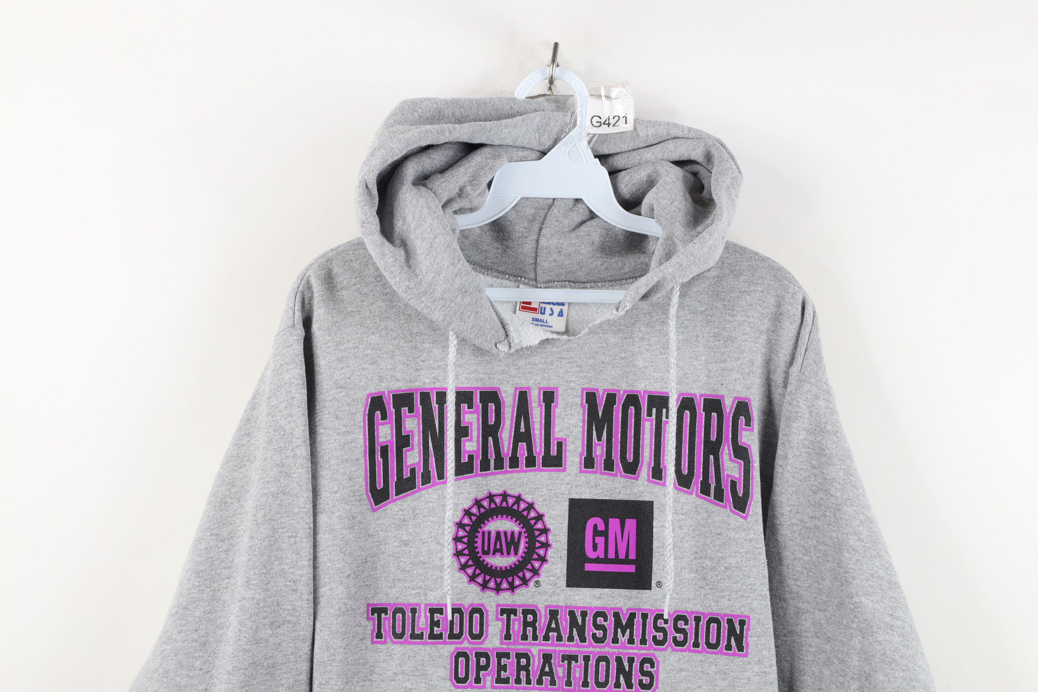 Vintage Vintage 90s General Motors Toledo Transmission Hoodie USA Size US S / EU 44-46 / 1 - 2 Thumbnail