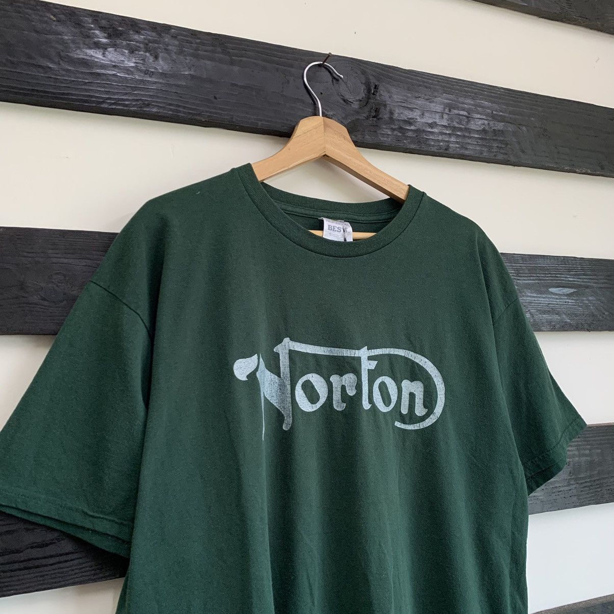 Norton × Vintage Vintage Norton Script Tshirt Size US L / EU 52-54 / 3 - 2 Thumbnail