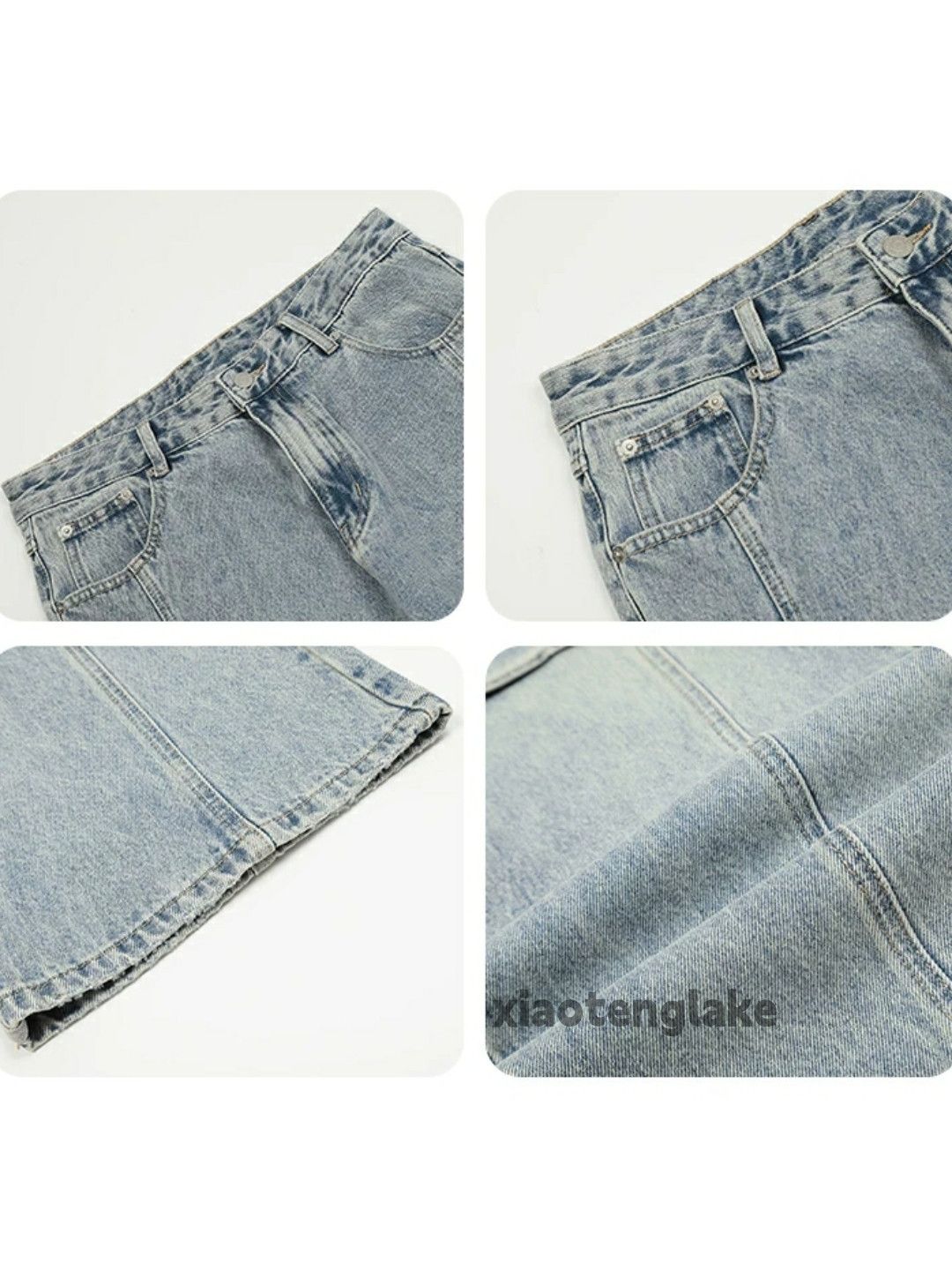 Jean × Vintage washed faded cleanfit yuppie utility baggy cargo jeans Size US 32 / EU 48 - 3 Thumbnail