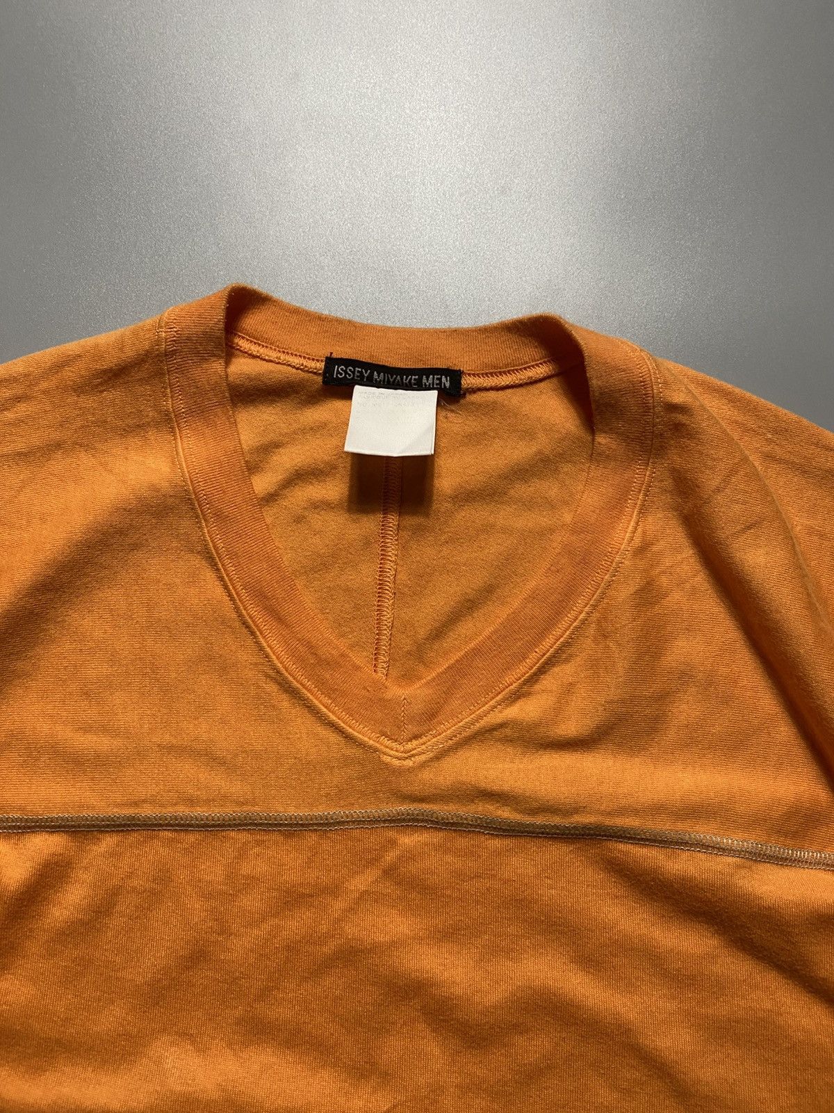 Issey Miyake ISSEY MIYAKE MEN VNECK LINE TEE Size US M / EU 48-50 / 2 - 5 Thumbnail