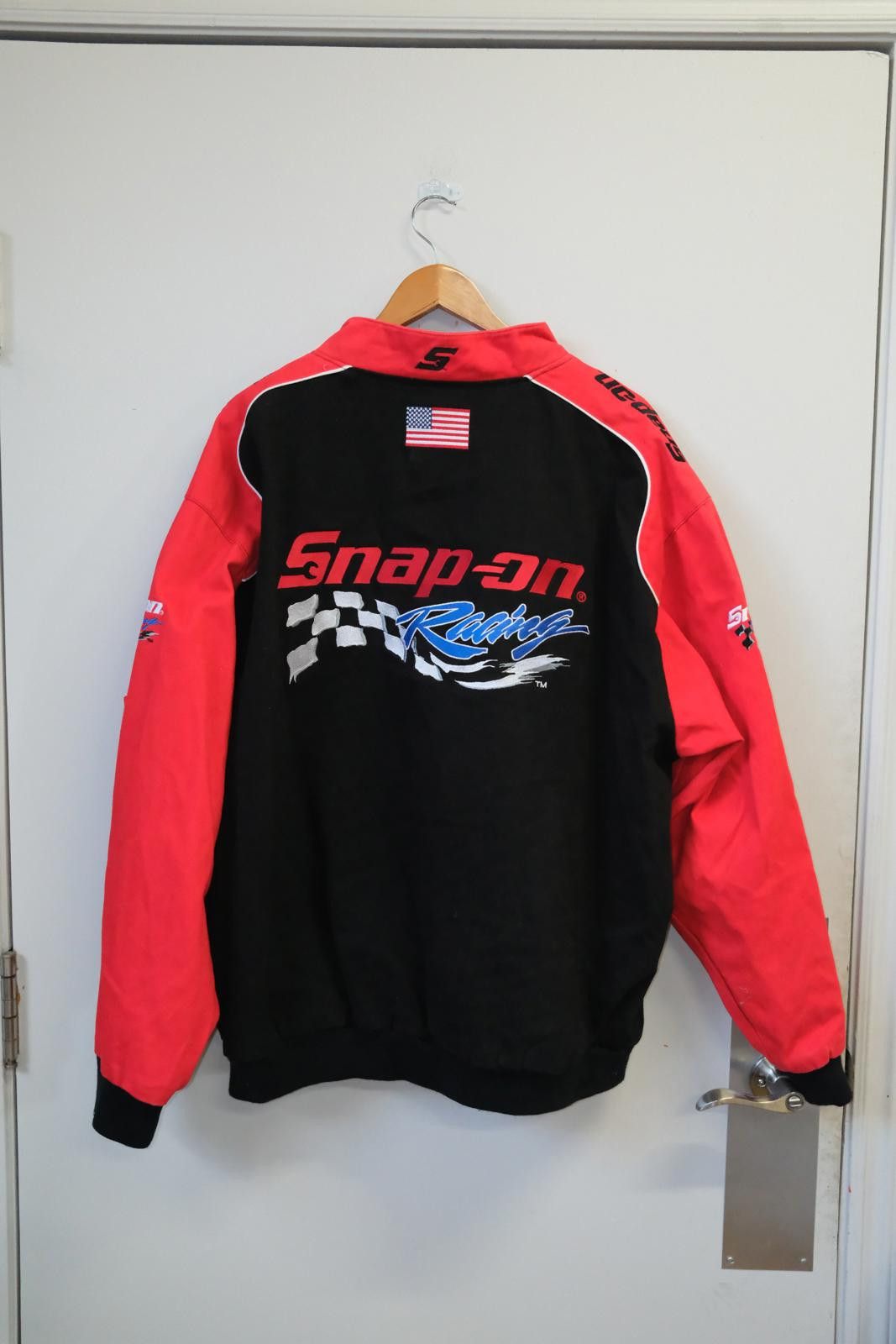 Designer 90's Snap-On Logo Racing Jacket Size XXL / US 16-18 / IT 52-54 - 2 Thumbnail