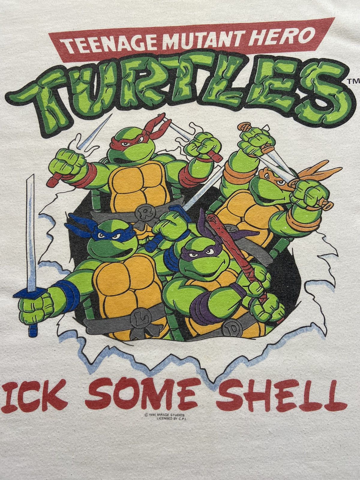 Cartoon Network Vintage 1990 Teenage Mutant Ninja Turtles Leonardo Tee Size US XL / EU 56 / 4 - 2 Thumbnail