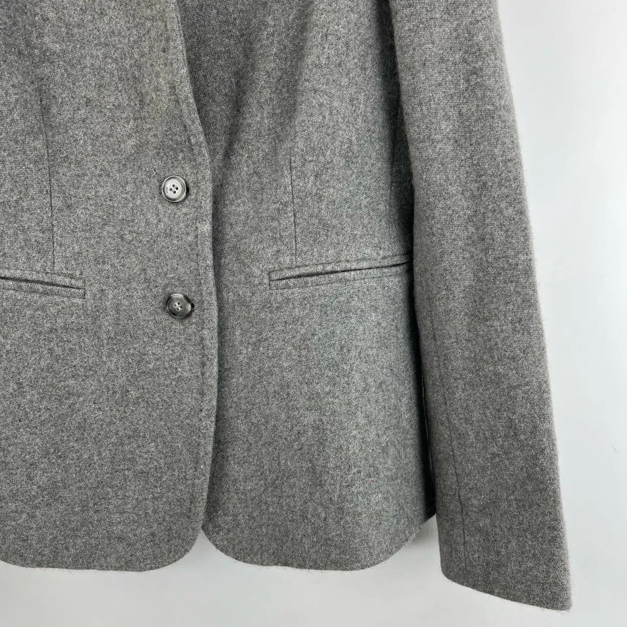 Max Mara Max Mara Gray Cashmere Blazer. Size M / US 6-8 / IT 42-44 - 5 Thumbnail