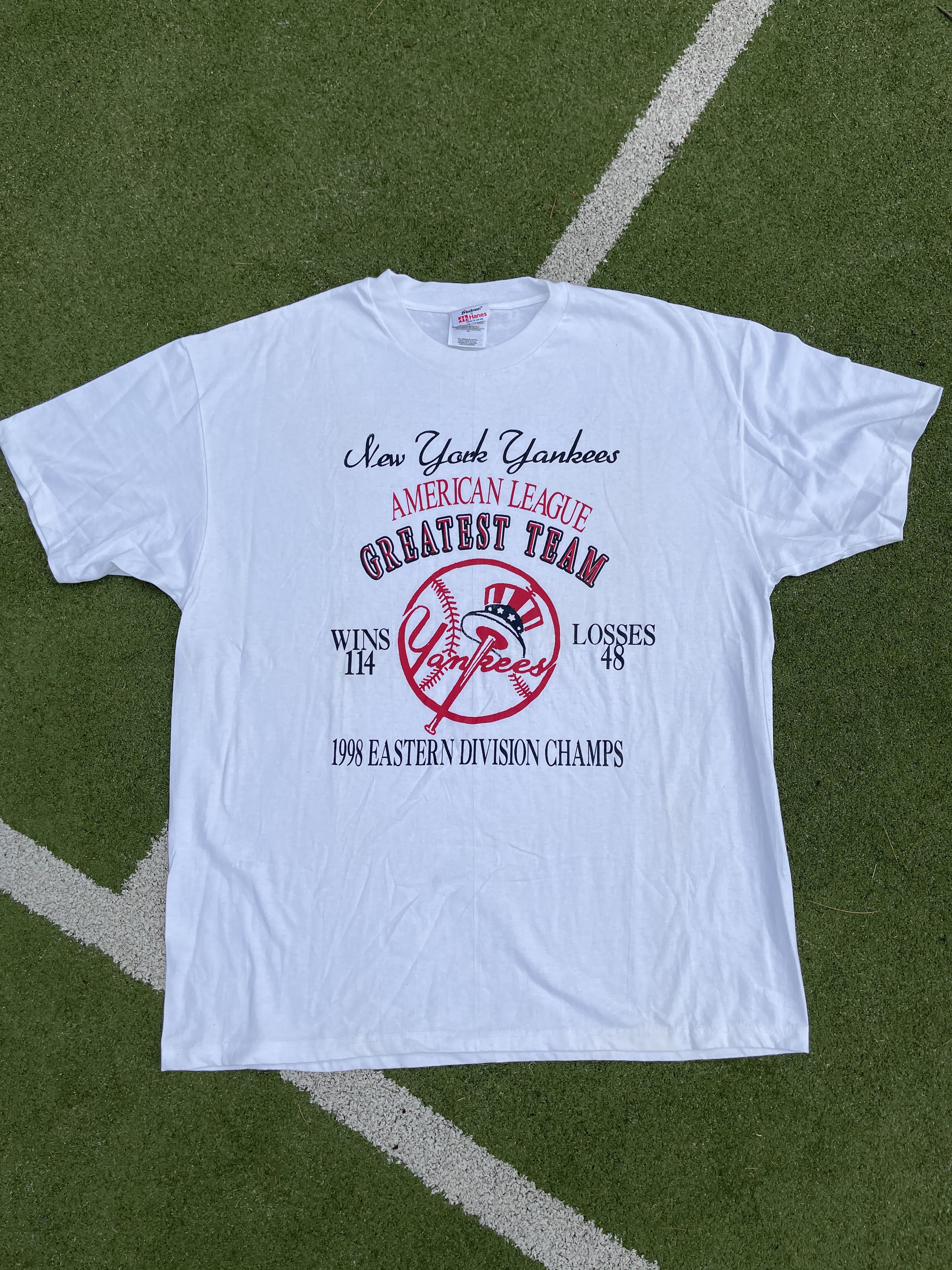 New York Yankees 1998 World Series Champions NY Yankees Vintage Shirt Size US XL / EU 56 / 4 - 2 Thumbnail
