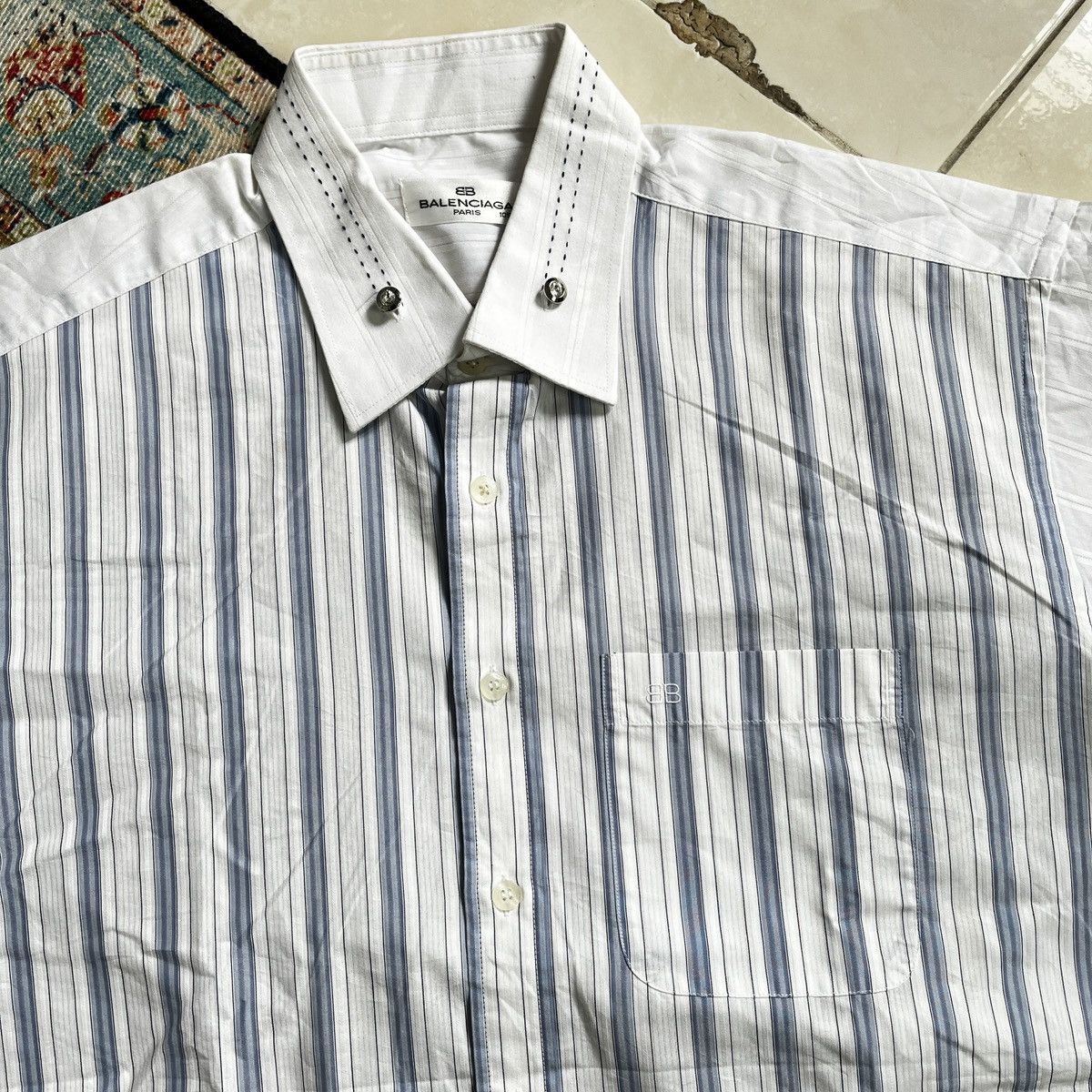 Balenciaga Vintage Balenciaga button shirt Size US XL / EU 56 / 4 - 4 Thumbnail