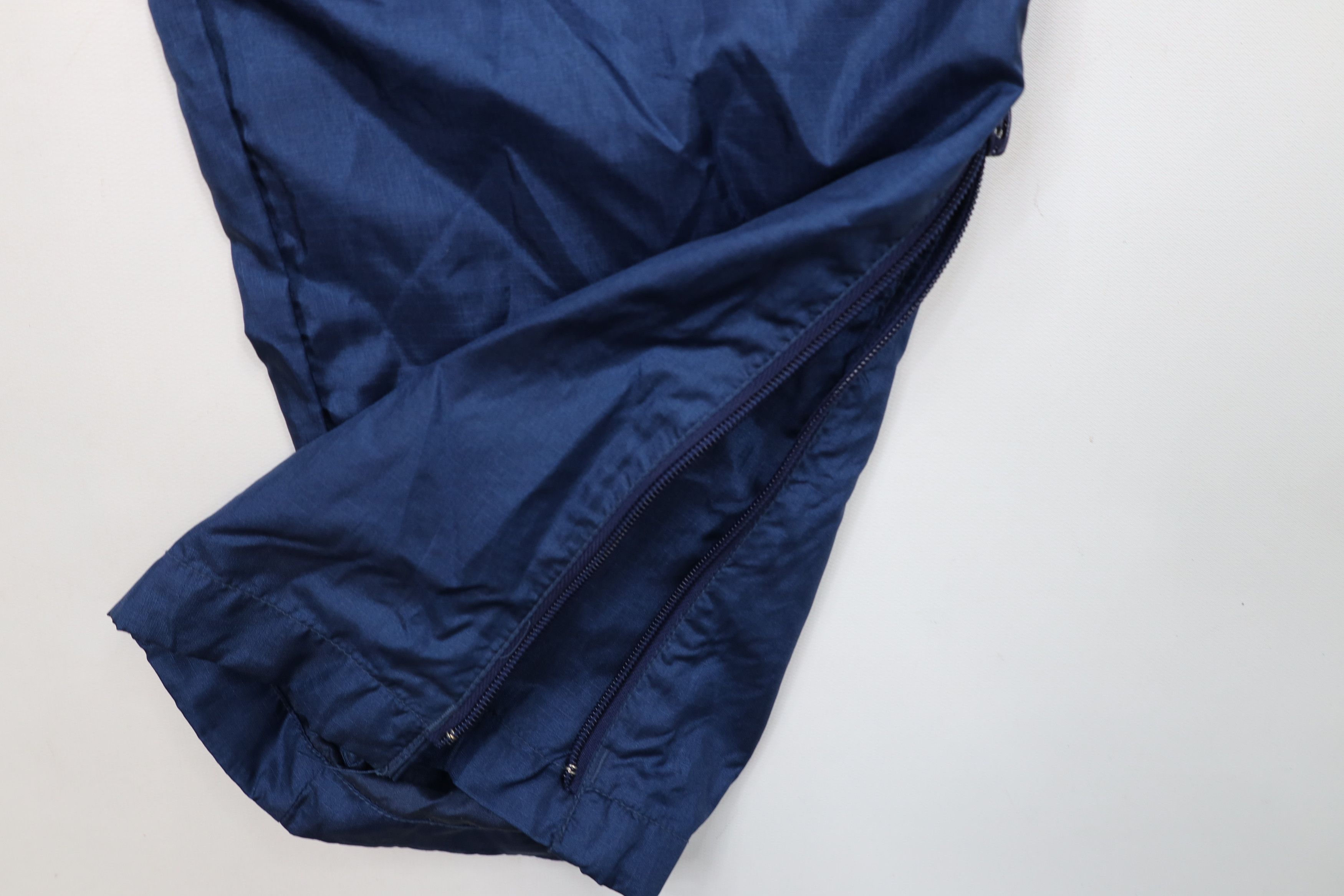 Eddie Bauer × Vintage Vintage 90s Eddie Bauer Windbreaker Rain Pants Navy Blue Size US 32 / EU 48 - 5 Thumbnail