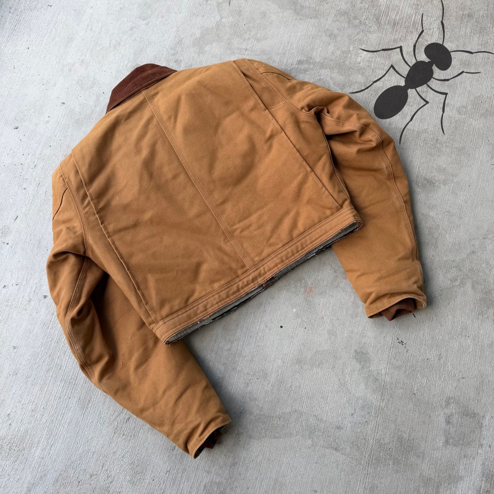 Carhartt × Vintage Carhartt brown cropped Detroit style work wear jacket Size US S / EU 44-46 / 1 - 6 Thumbnail