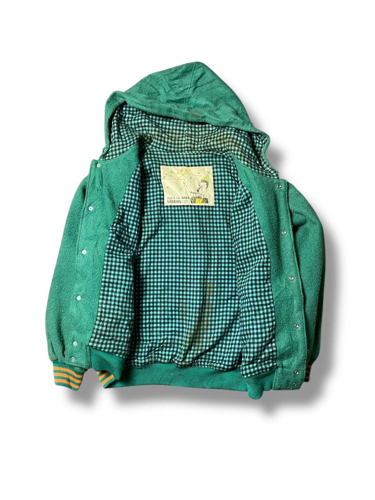 Japanese Brand × Vintage 3rd La Brea Leasing Varsity Jacket (45) Size US M / EU 48-50 / 2 - 2 Thumbnail