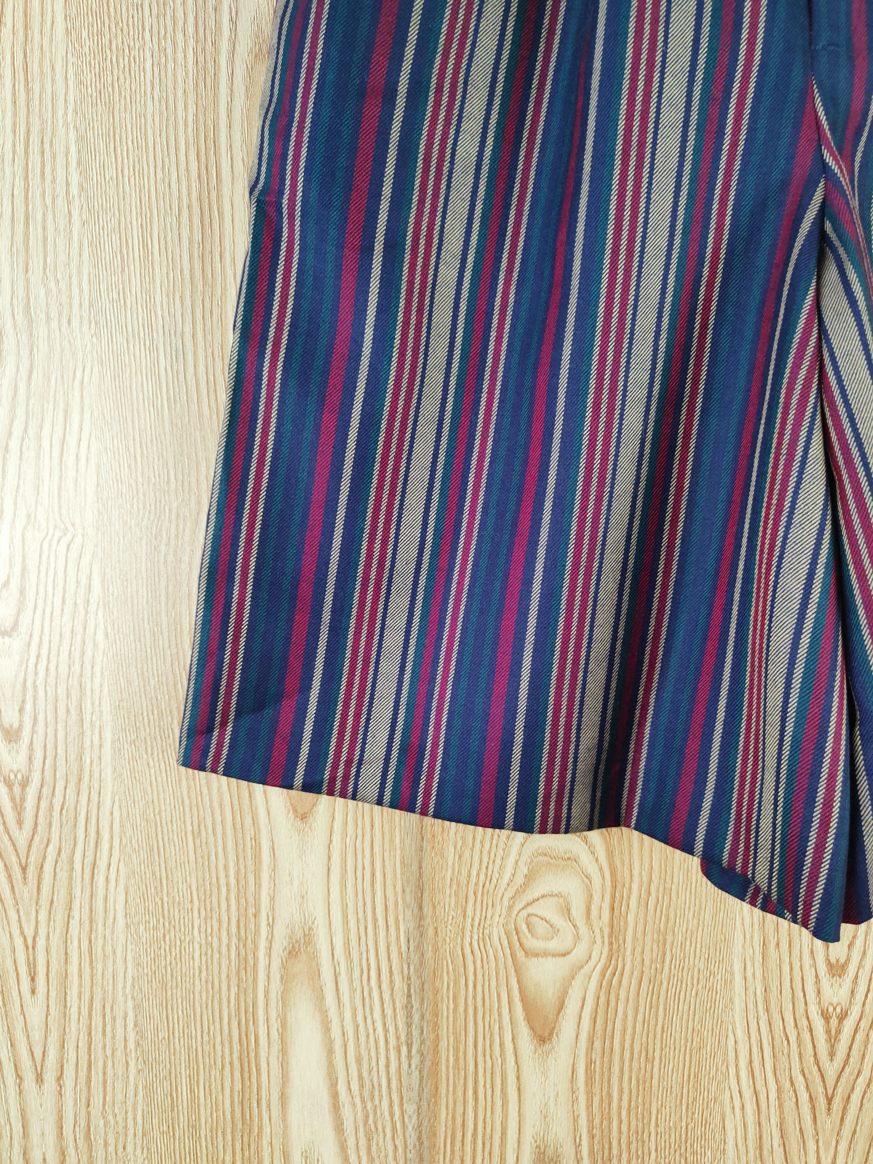 Burberry Burberrys Dark Blue Stripe Multipocket Short Pants #W389 Size 25" / US 0 / IT 36 - 3 Thumbnail