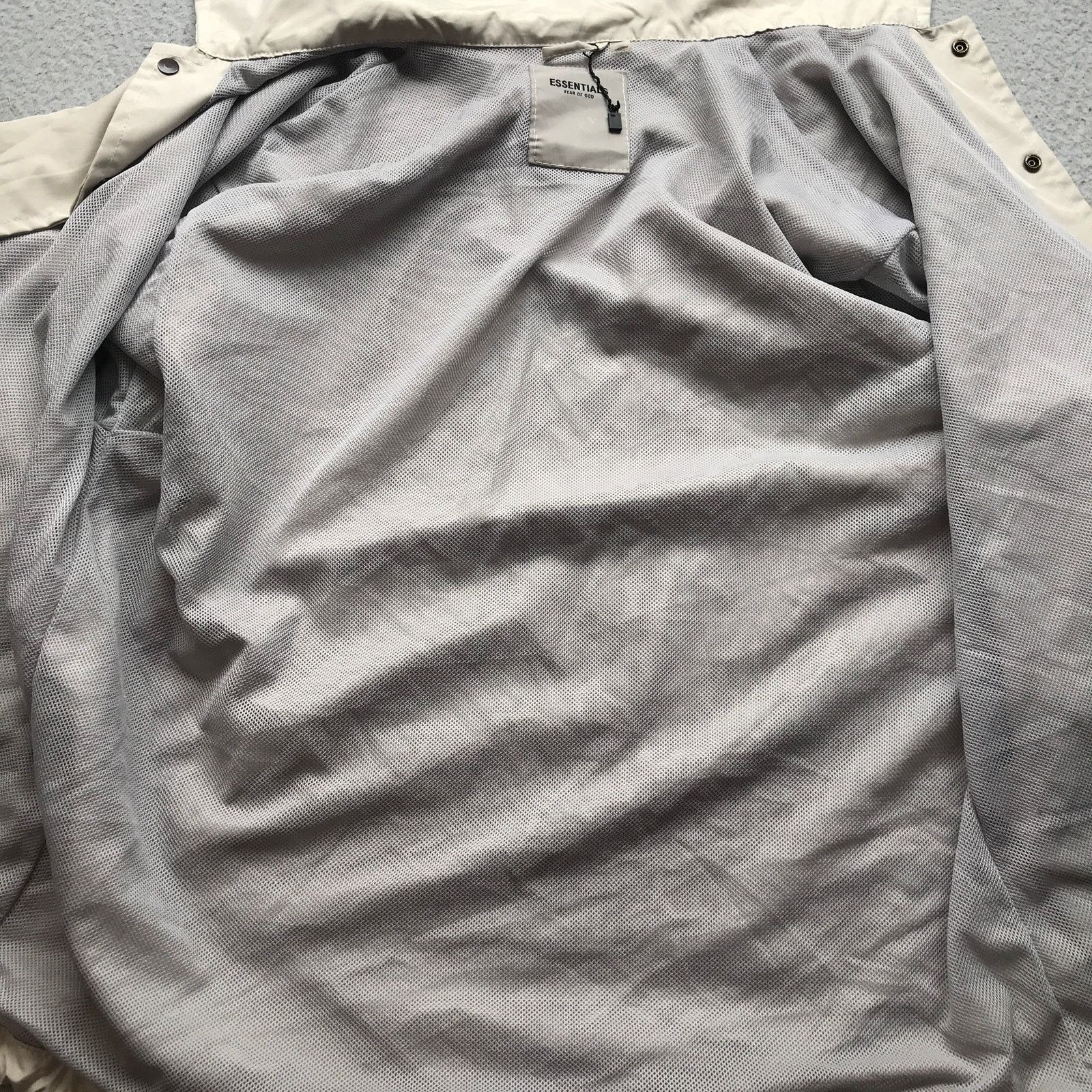 Essentials Essentials Fear of God Coach Windbreaker Jacket Mens M Gray Size US M / EU 48-50 / 2 - 5 Thumbnail