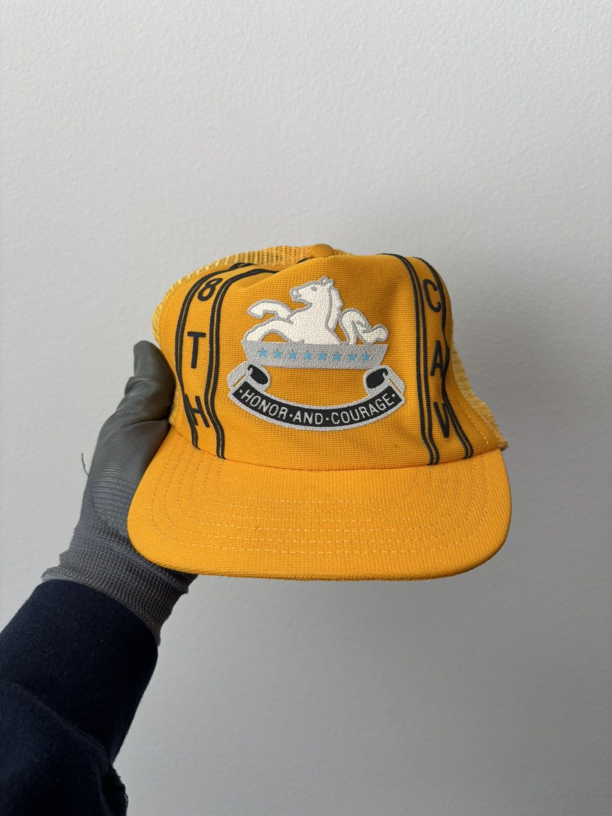 Vintage Vintage 8th CAV Trucker Hat Size ONE SIZE - 5 Thumbnail