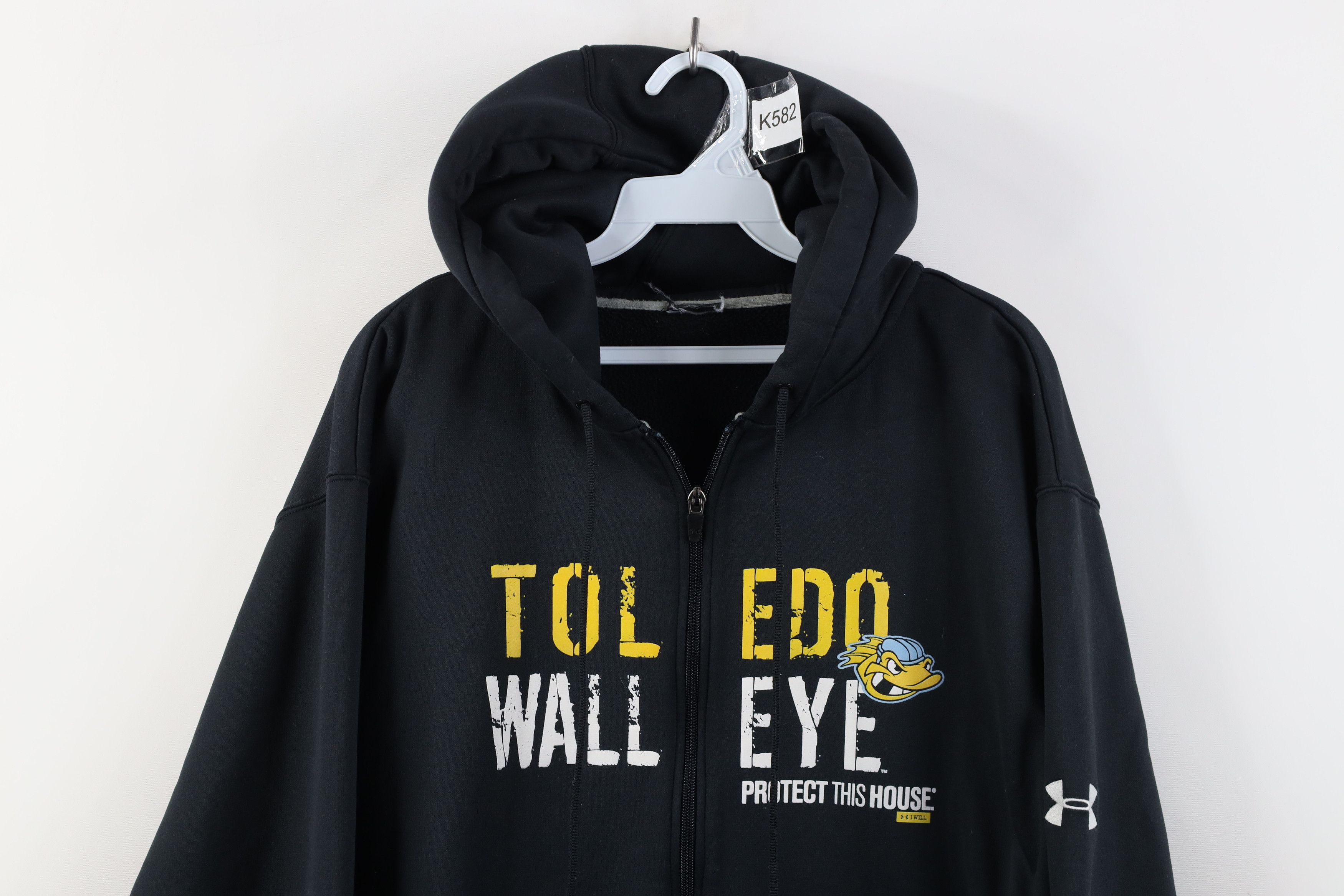 Under Armour Under Armour Toledo Walleye Hockey Full Zip Hoodie Black Size US XL / EU 56 / 4 - 2 Thumbnail