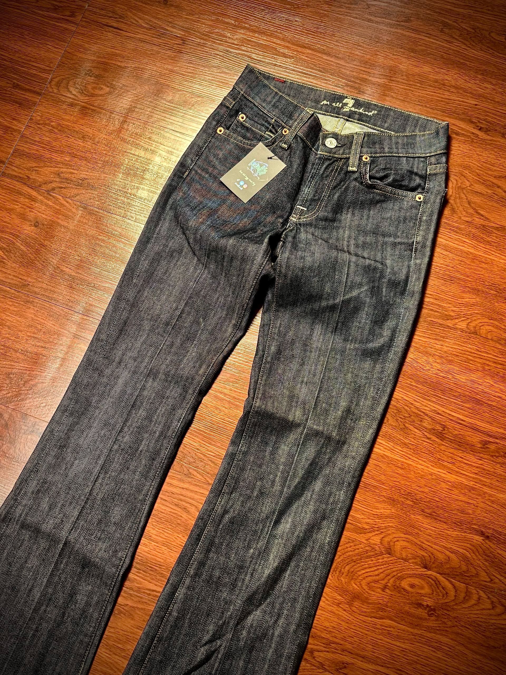 If Six Was Nine Vintage Seven Jeans Red Peppers Style Denim Pants Size 27" / US 4 / IT 40 - 3 Thumbnail