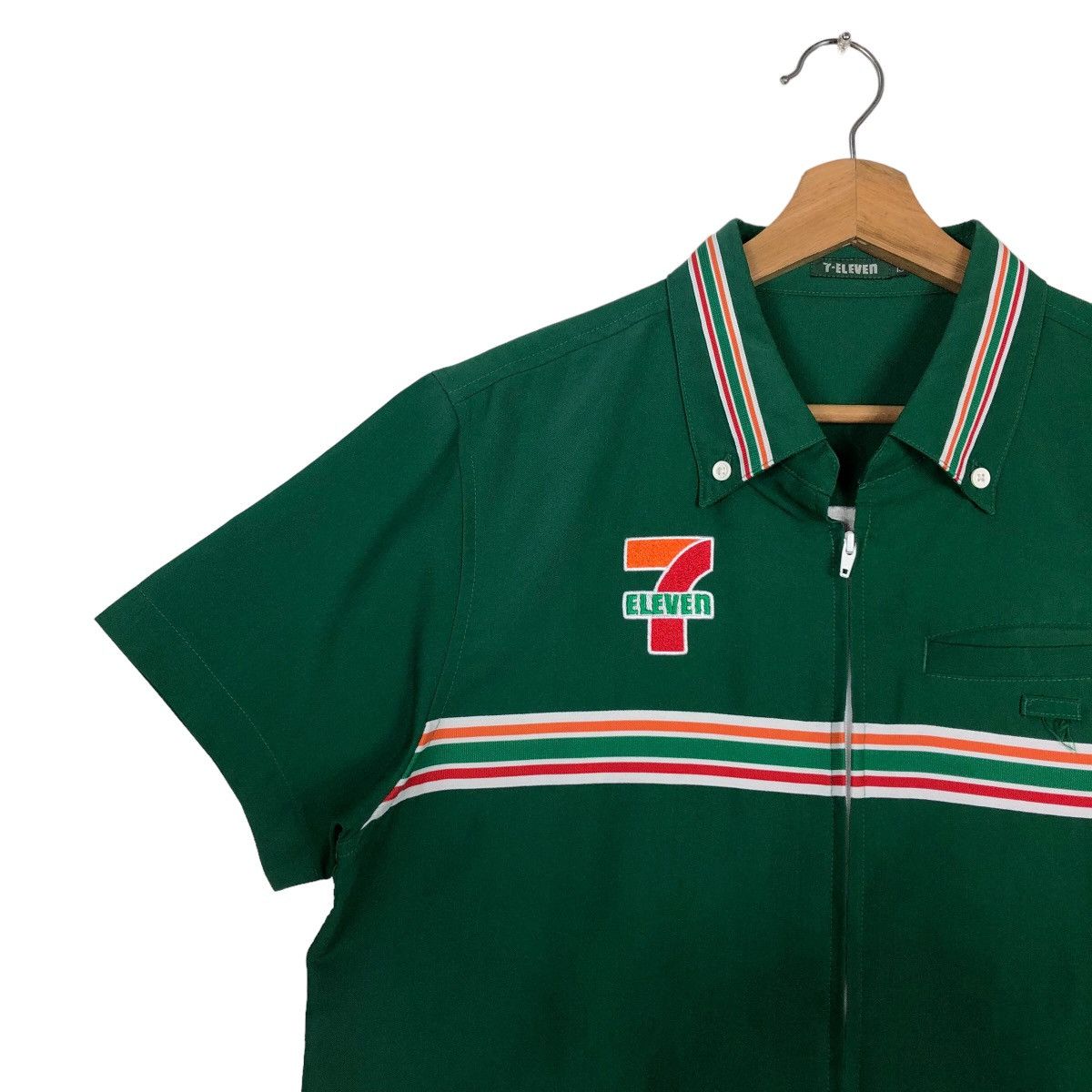 Japanese Brand 🔥90’s Vintage Work Jacket 7-Eleven Big Logo Japan Spell Out Size US M / EU 48-50 / 2 - 7 Thumbnail