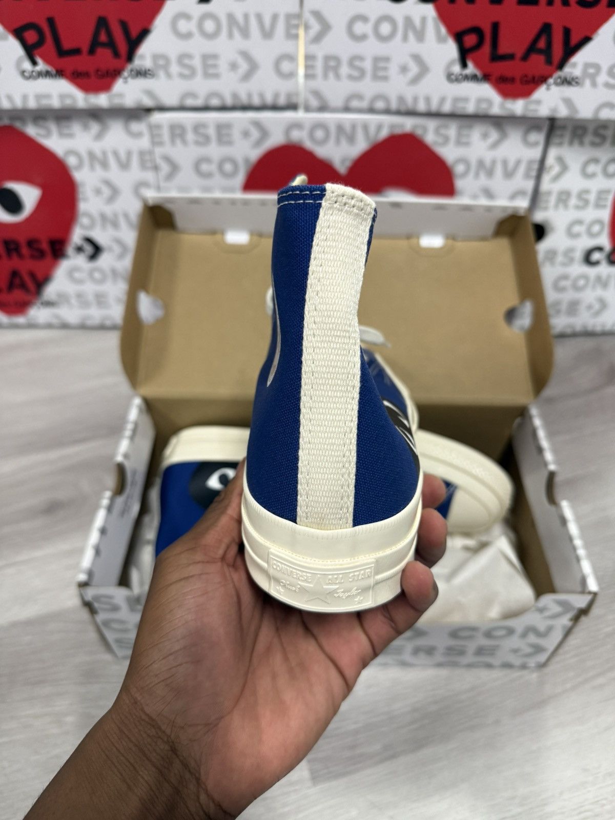 CDG by Comme des Garcons CDG Chuck Taylor Allstar Blue Heart High - Blue Size US 11 / EU 44 - 4 Thumbnail