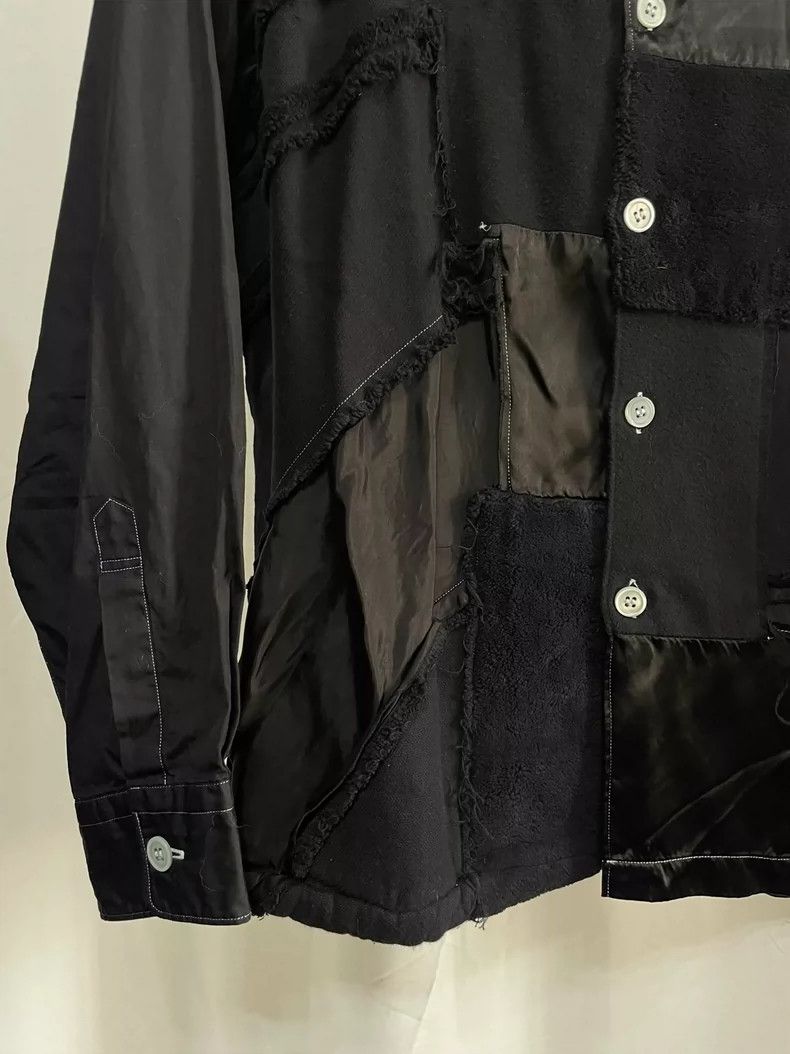 Comme des Garcons Comme des Garçons size os Medieval Black Patchwork Long Sl Size US M / EU 48-50 / 2 - 4 Thumbnail