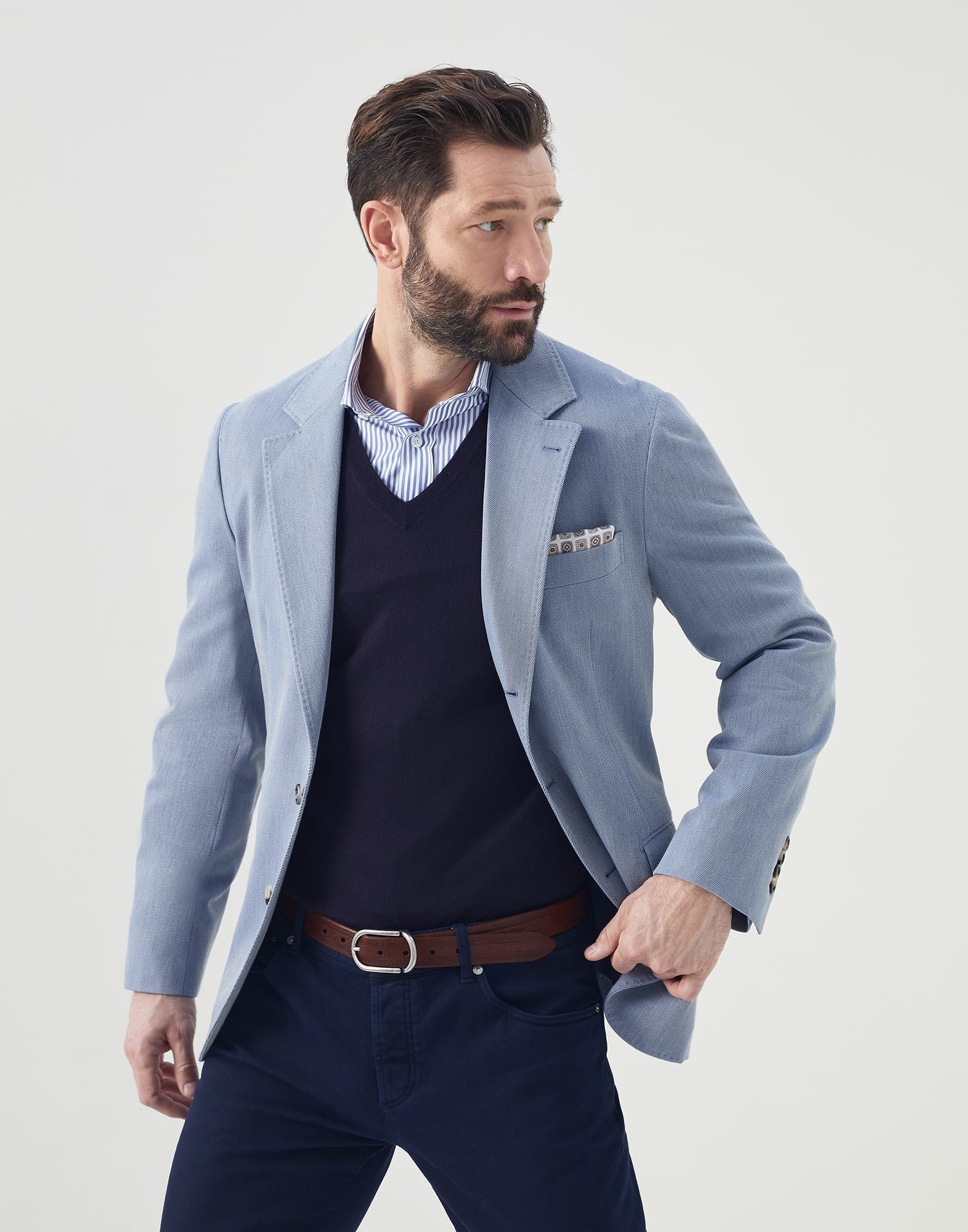 Brunello Cucinelli Jacket in Blue Size US XS / EU 42 / 0 - 2 Thumbnail