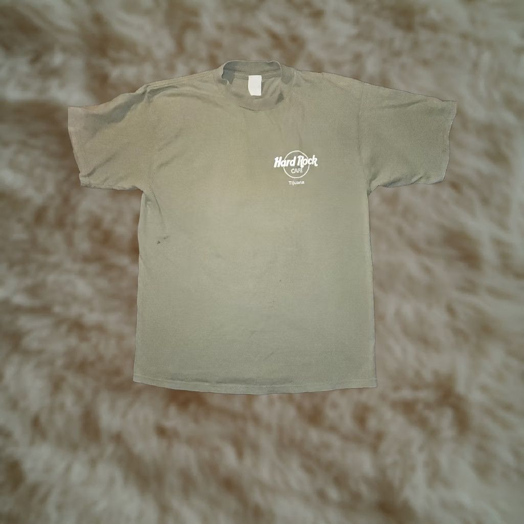 Hard Rock Cafe VINTAGE Hard Rock Cafe T-Shirt Gray Graphic Print 90s Tijuana Mexico Mens L Crew Neck Short Sleeve Size US L / EU 52-54 / 3 - 1 Thumbnail
