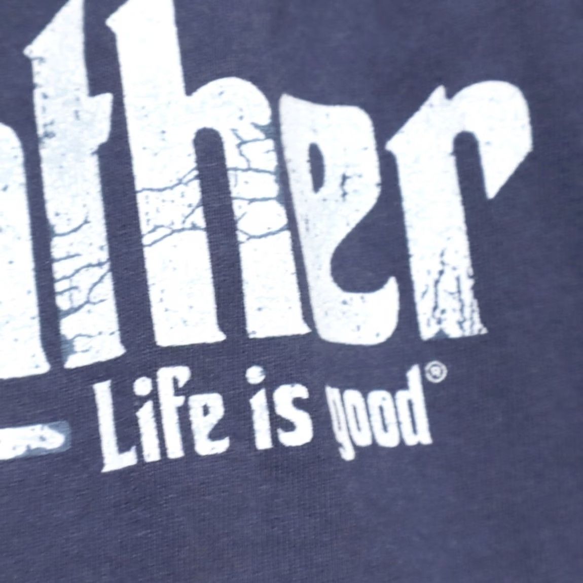 Life is Good Life Is Good The Goodfather Solid T-Shirt Navy Men's L Size US L / EU 52-54 / 3 - 6 Thumbnail