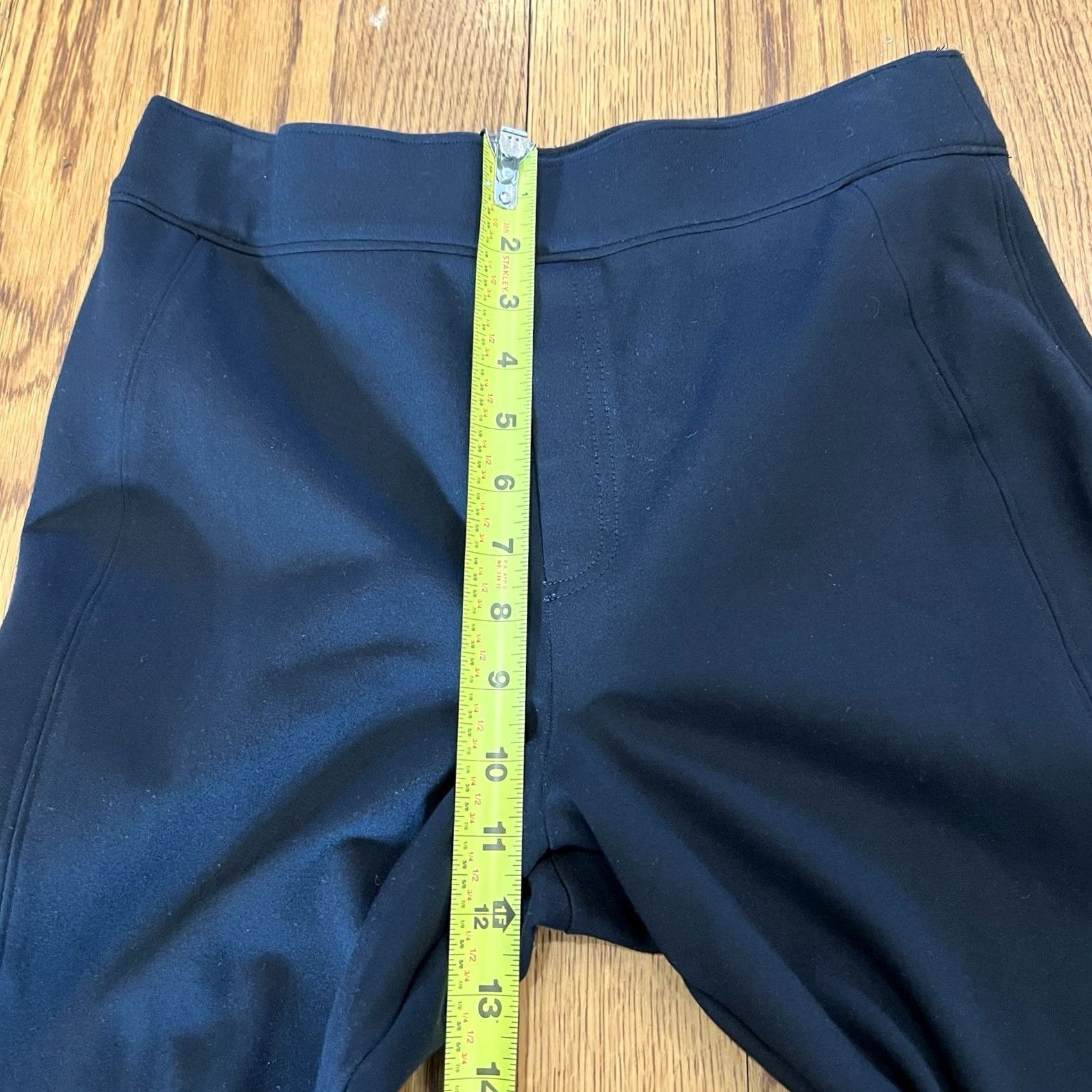 Spanx SPANX The Perfect Pant Black Ponte Knit High Waisted Straight Leg Size M Tall Pants Women's Slim Shaping Pockets Workwear Professional Size 32" / US 10 / IT 46 - 6 Thumbnail