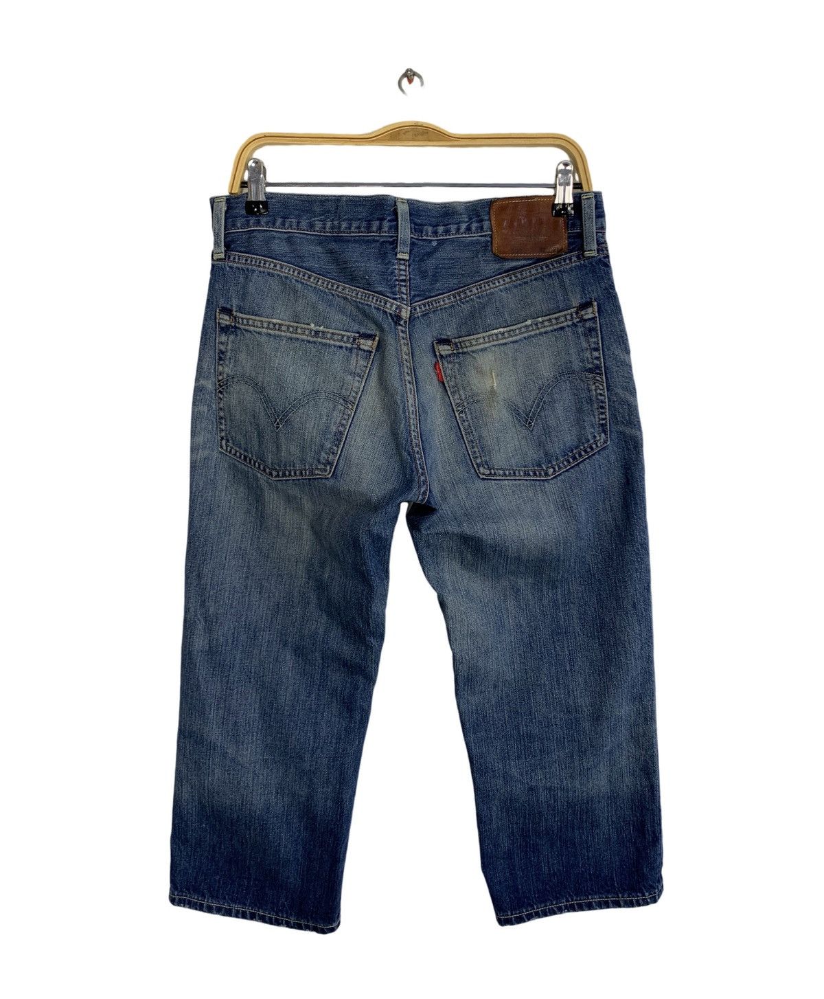 Levi's Levis Strauss Lot 502 Indigo Distressed Denim Straight Cut Size US 32 / EU 48 - 2 Thumbnail