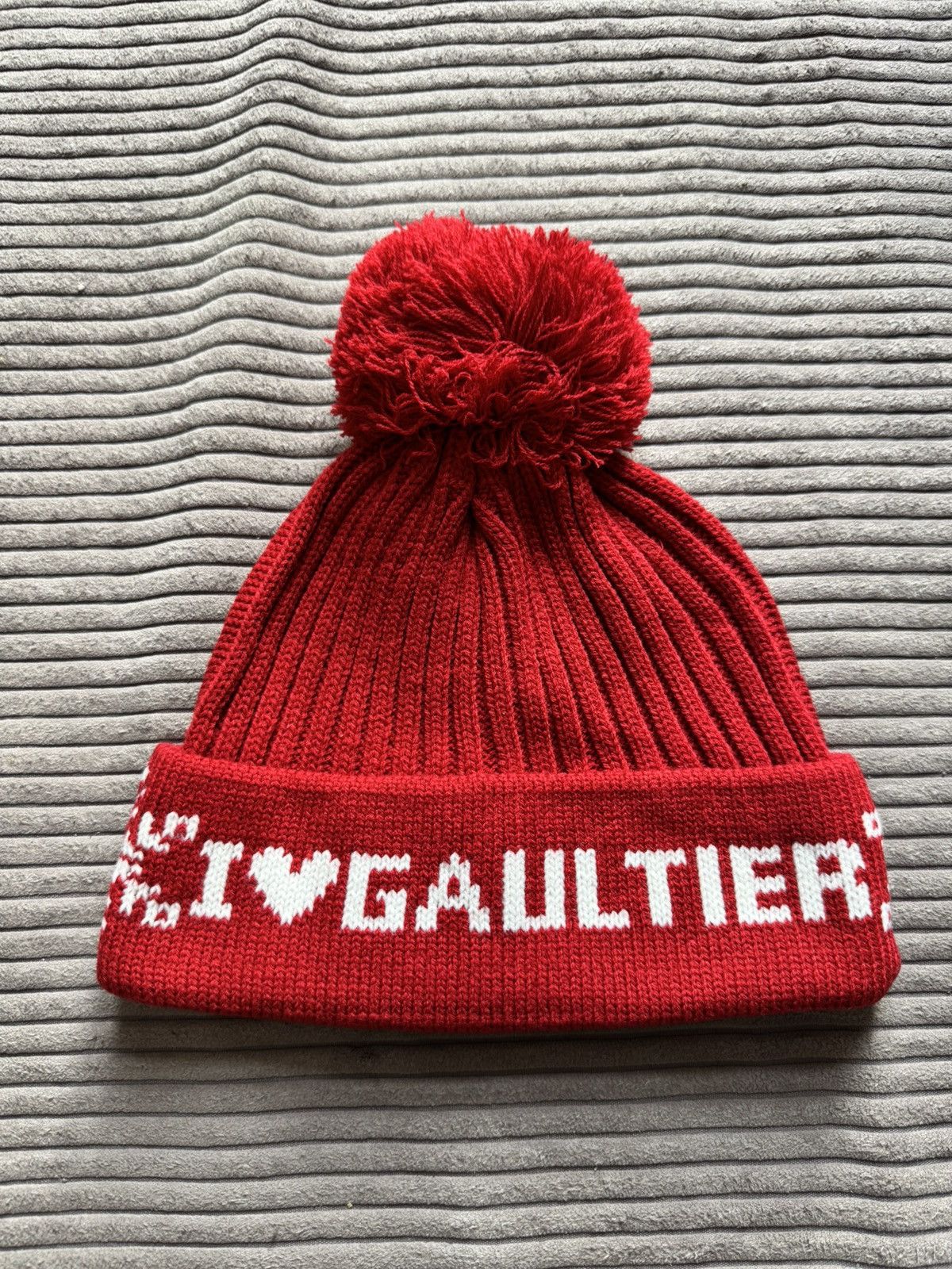 Jean Paul Gaultier Jean Paul Gaultier Winter Red beanie hype designer DS Size ONE SIZE - 1 Thumbnail