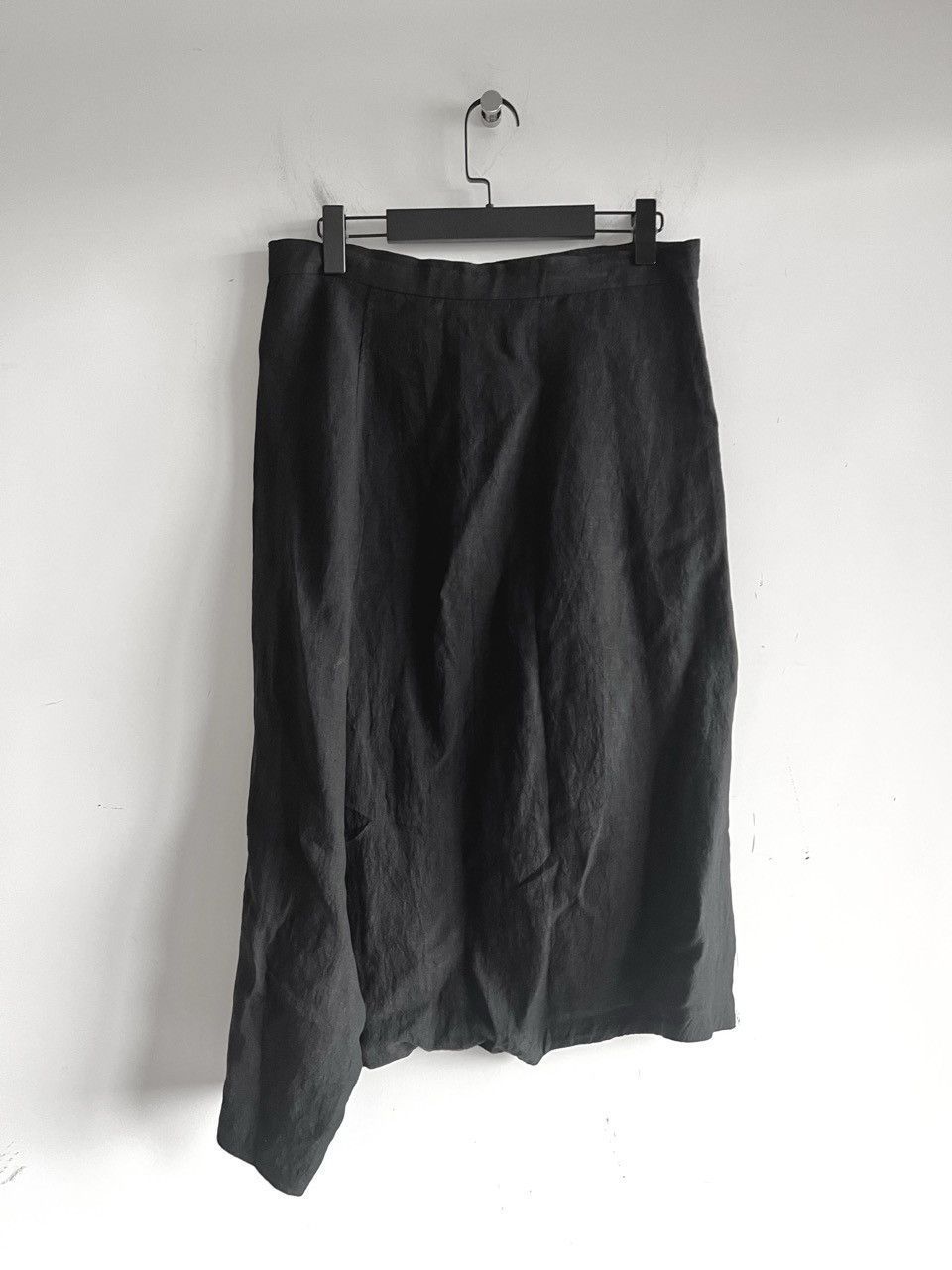 Yohji Yamamoto Yohji Yamamoto - Linen 2Way Low Crotch Cropped Skirt Pants Size 32" / US 10 / IT 46 - 2 Thumbnail