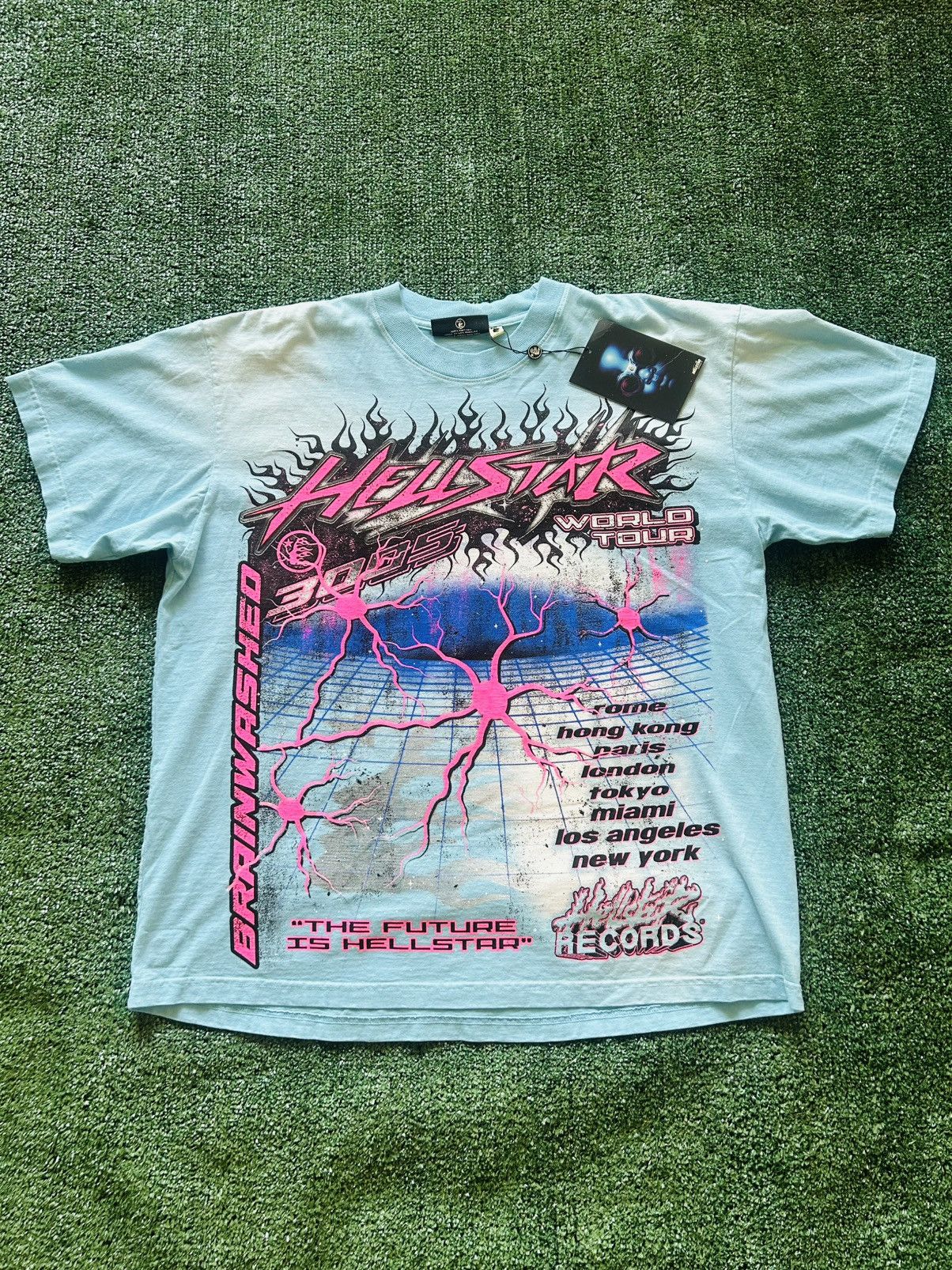 HELLSTAR HELLSTAR⭐️ CAPSULE 10 “NEURON” Tee Sz XL BNWT *RARE* Size US XL / EU 56 / 4 - 2 Thumbnail
