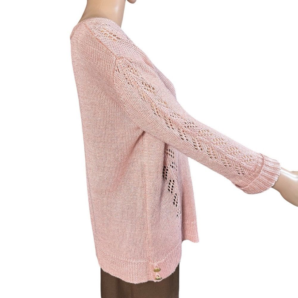 Other Wrap London Linen Knit Sweater Size 12 Size XL / US 12-14 / IT 48-50 - 4 Thumbnail